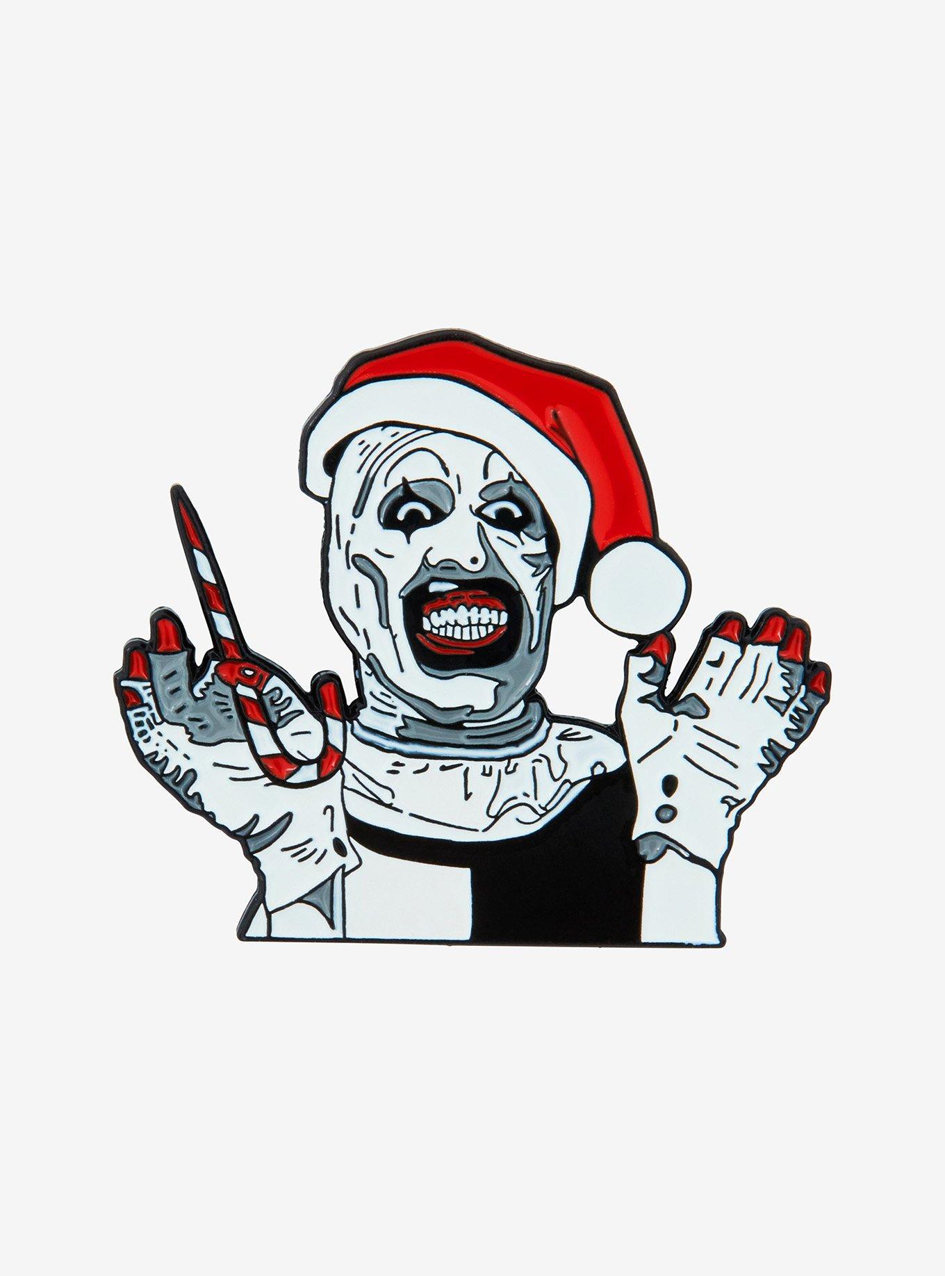 Terrifier Santa Art Enamel Pin, , hi-res