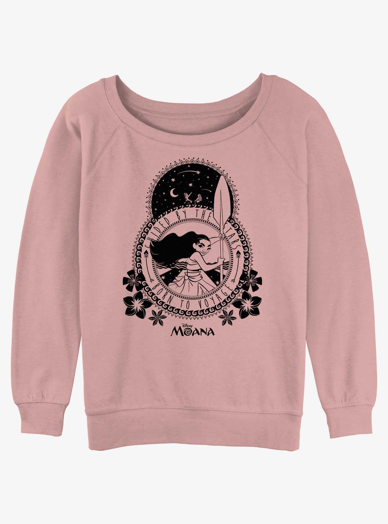 Disney Moana Guided By The Stars Girls Slouchy Sweatshirt