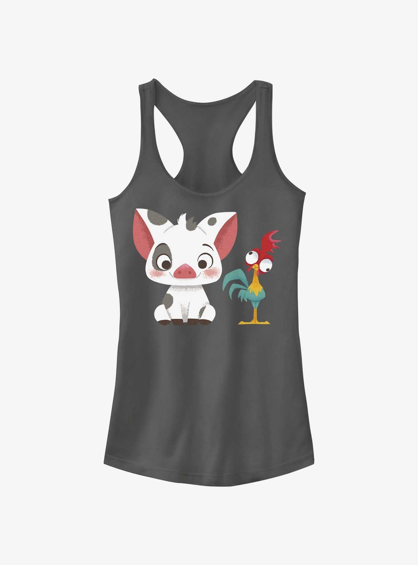 Disney Moana Beach Buds Pua And Hei Hei Girls Tank, , hi-res