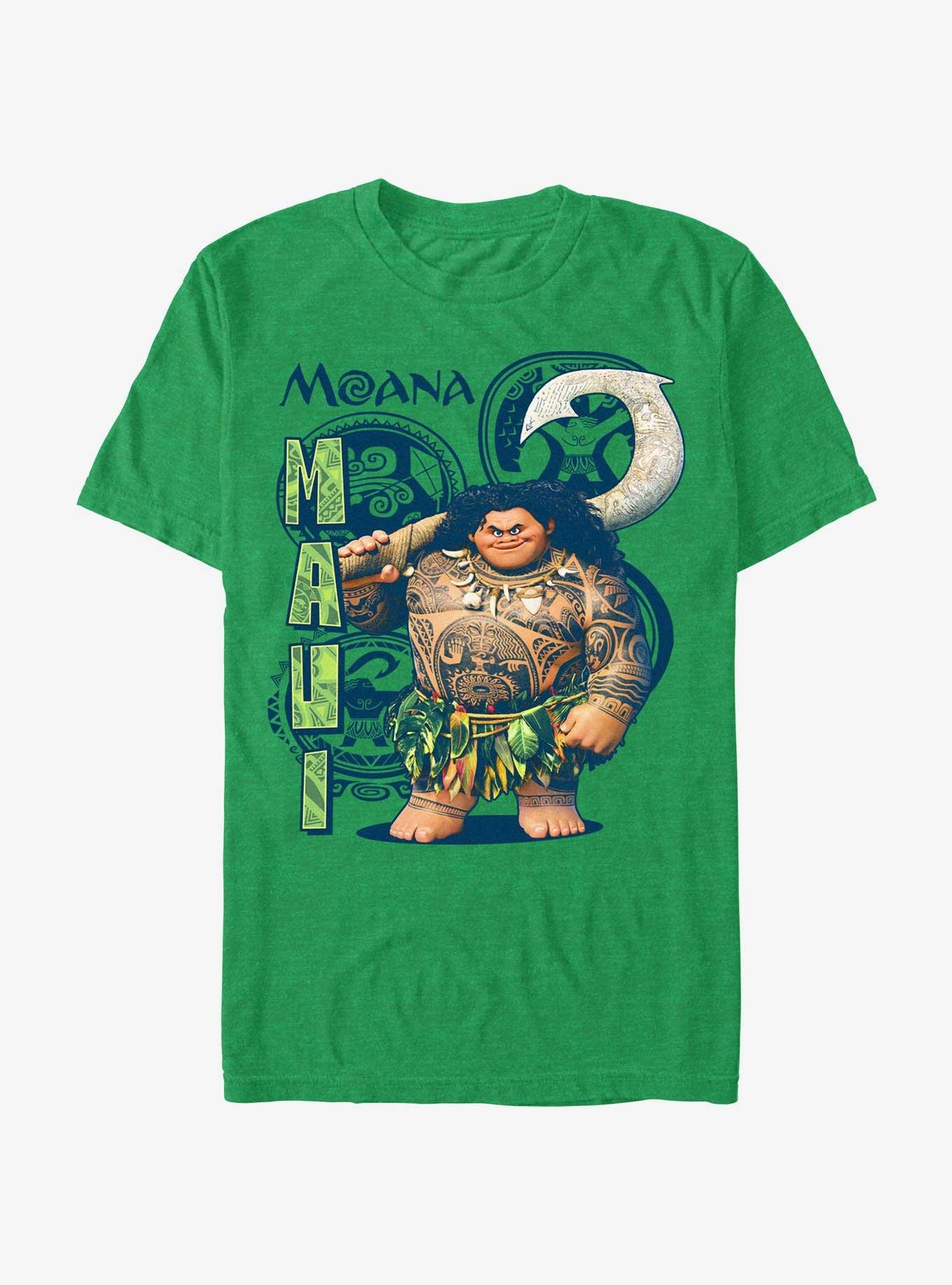 Disney Moana Maui Island Style T-Shirt, KEL HTR, hi-res