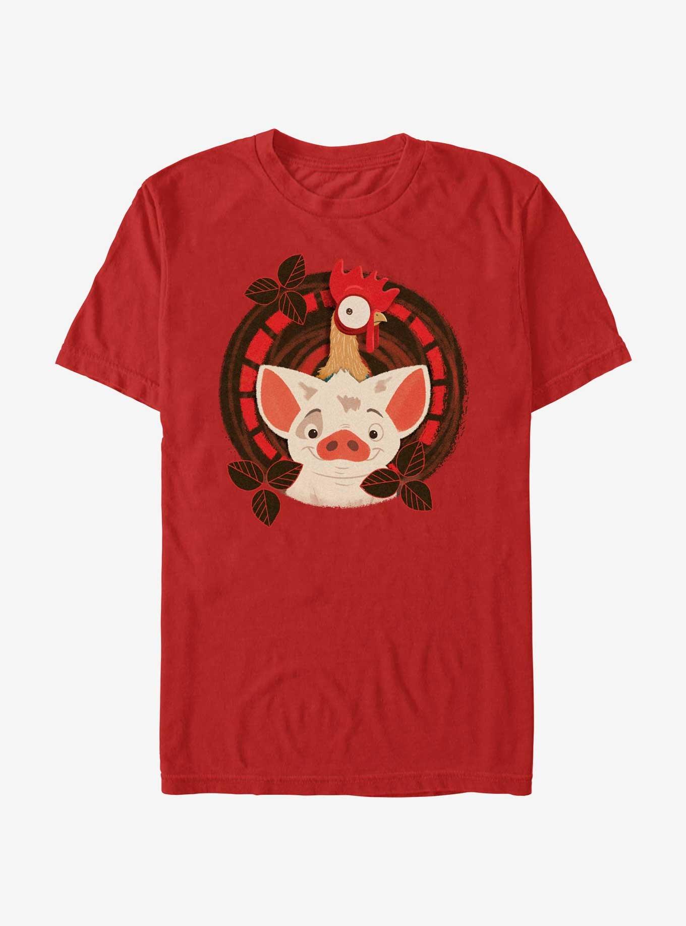 Disney Moana Hei And Pua Circle T-Shirt