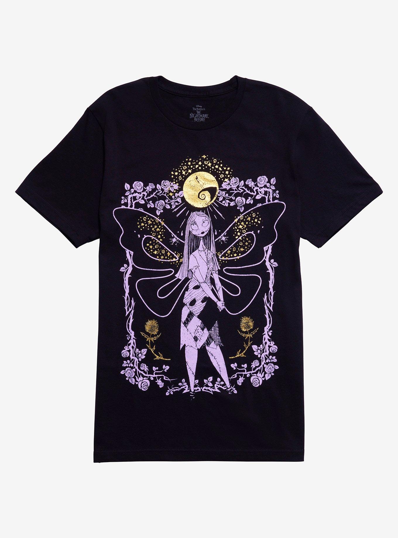 The Nightmare Before Christmas Sally Wings Boyfriend Fit Girls T-Shirt, , hi-res