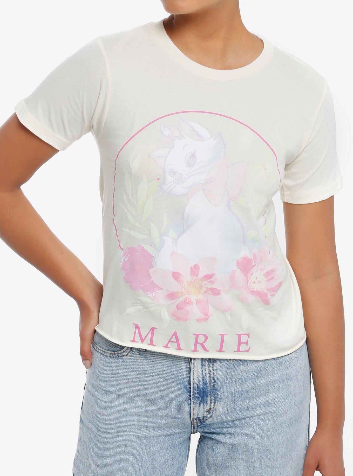 Disney The Aristocats Marie Floral T-Shirt, , hi-res