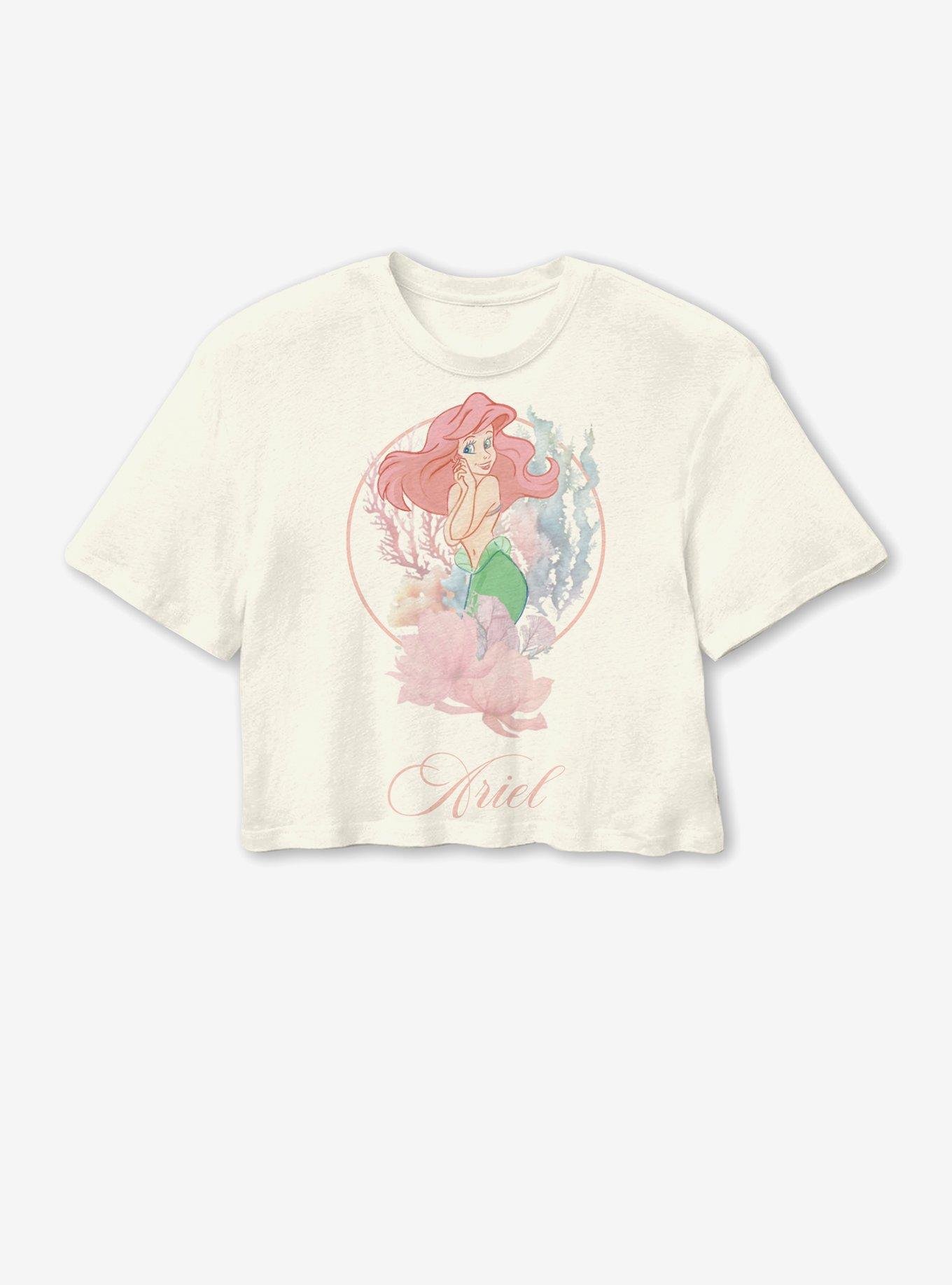 Disney The Little Mermaid Ariel Portrait Boyfriend Fit Girls T-Shirt, , hi-res