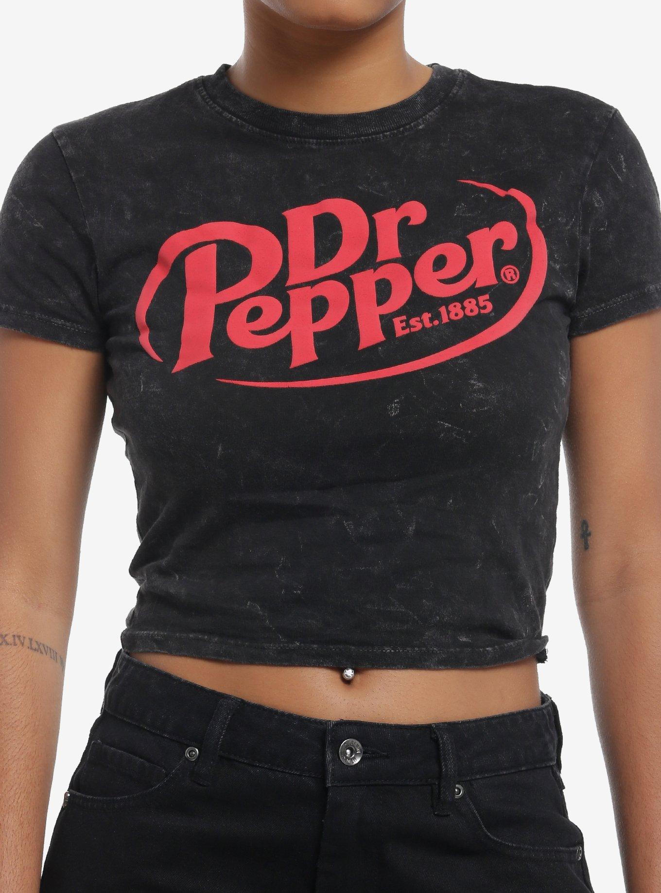 Dr. Pepper Puff Paint Logo Girls Baby T-Shirt, , hi-res