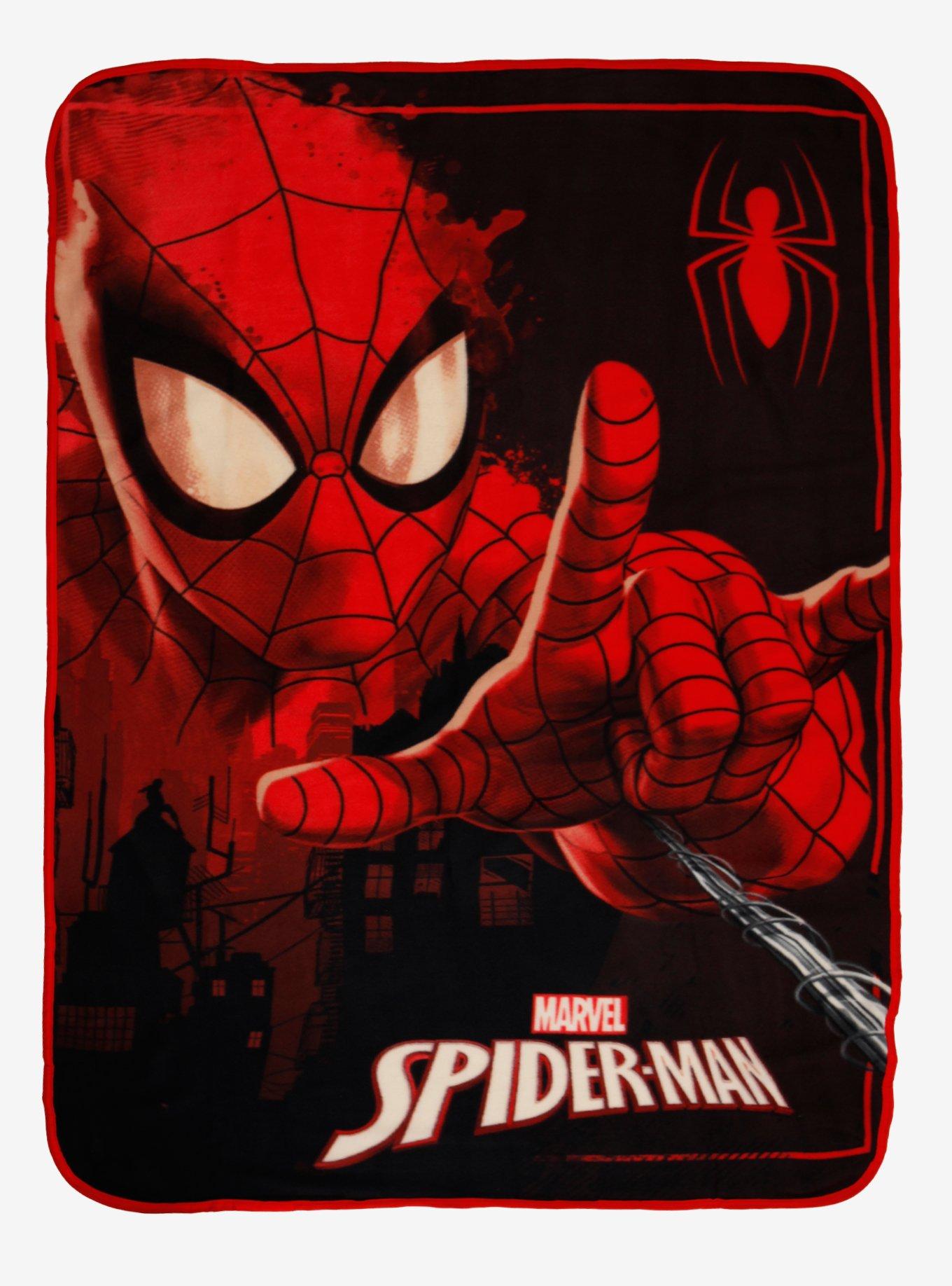 Marvel Spider-Man Portrait Throw Blanket, , hi-res