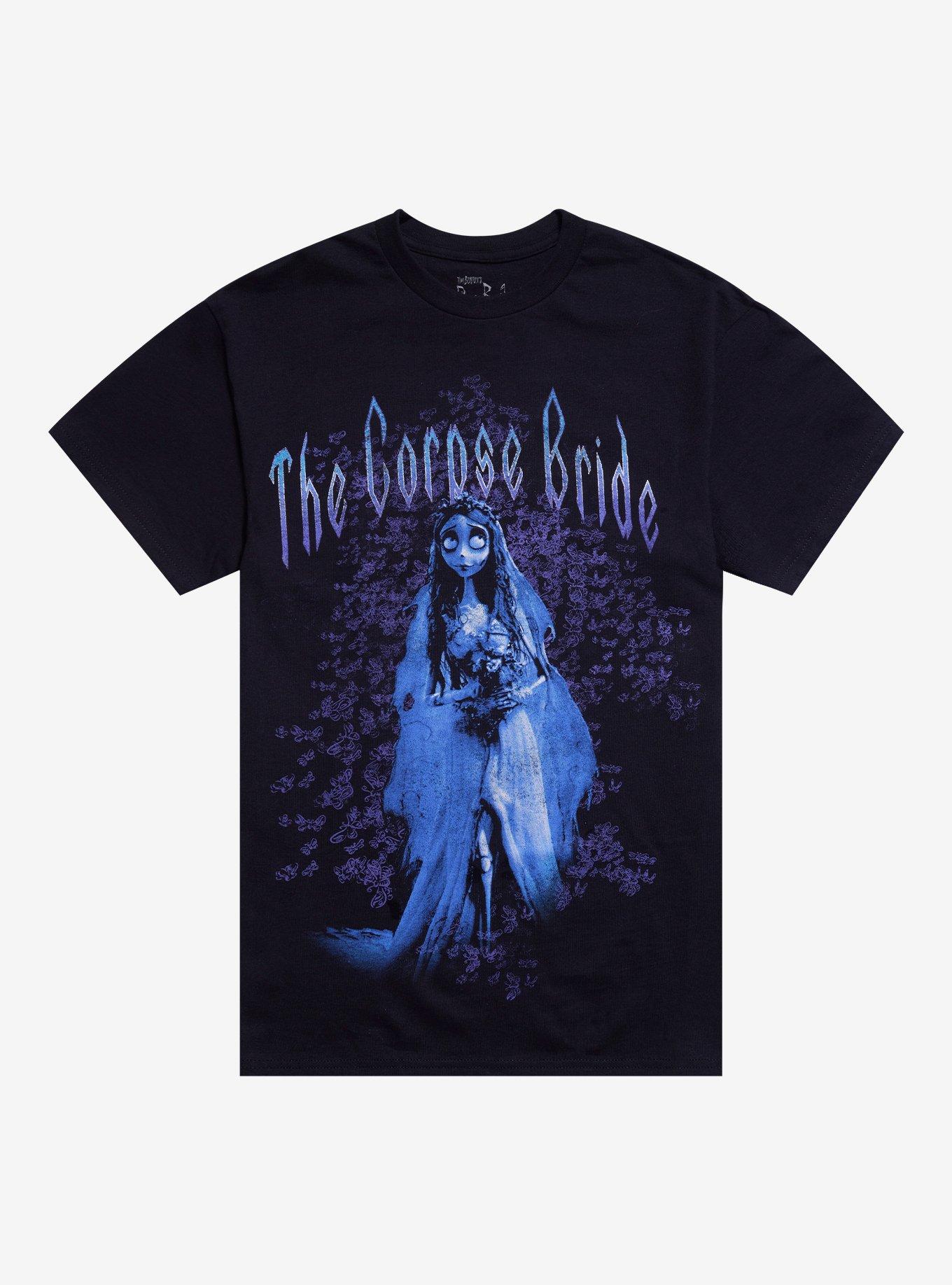 Corpse Bride Emily Butterflies Boyfriend Fit Girls T-Shirt, , hi-res