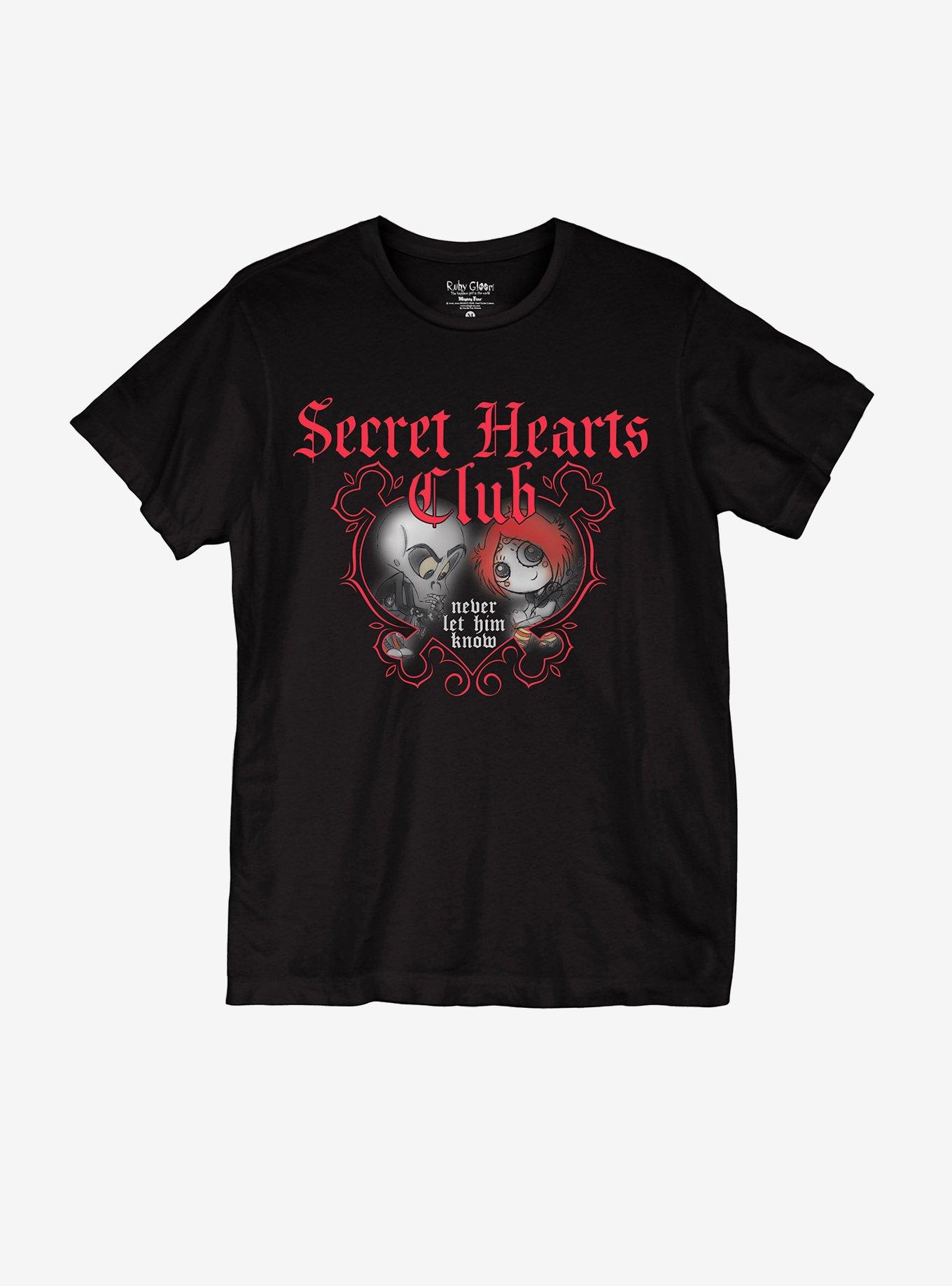 Ruby Gloom Secret Hearts Club Boyfriend Fit Girls T-Shirt, , hi-res