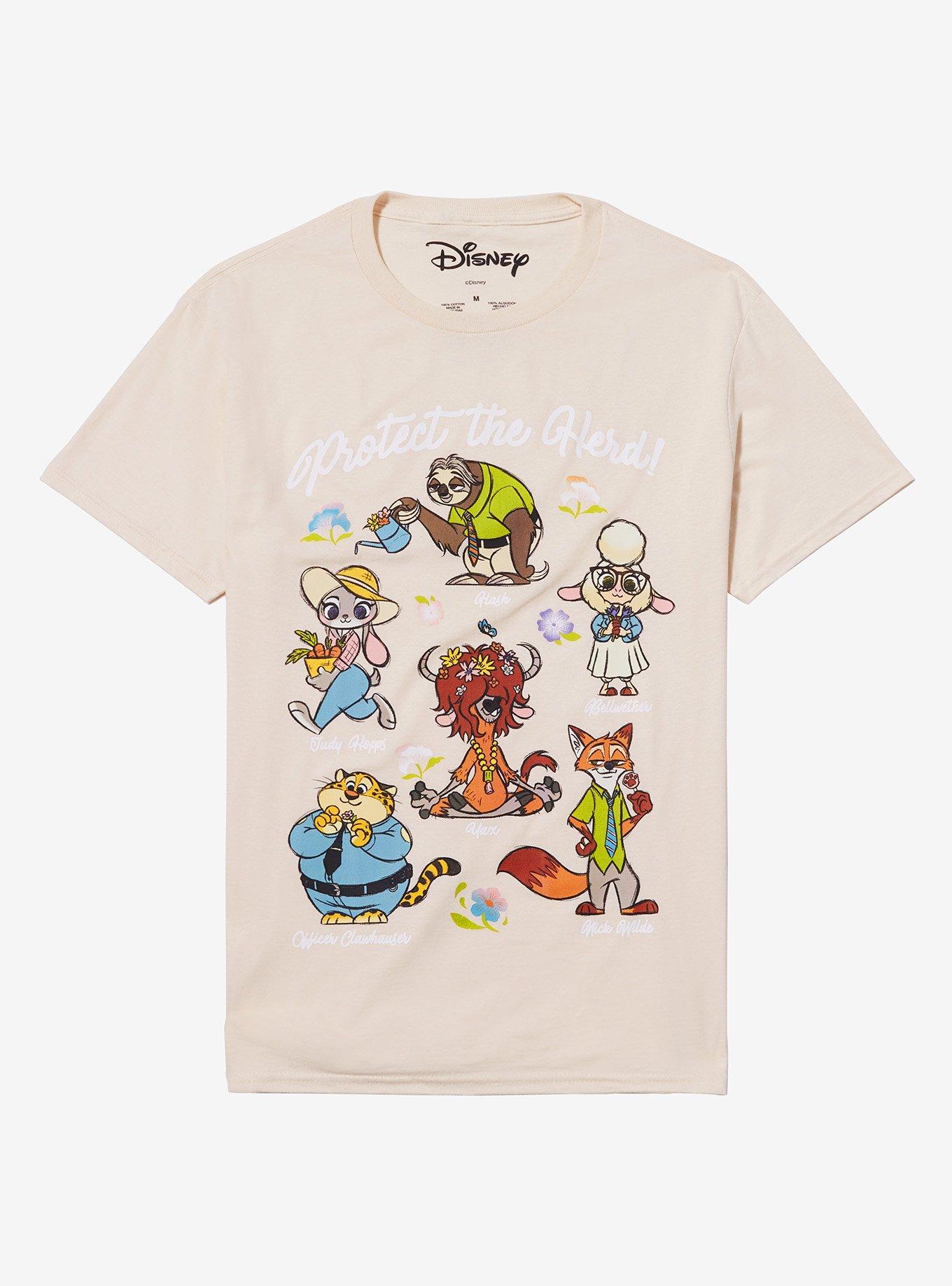 Disney Zootopia Protect The Herd Characters Relaxed Fit Girls T-Shirt, , hi-res