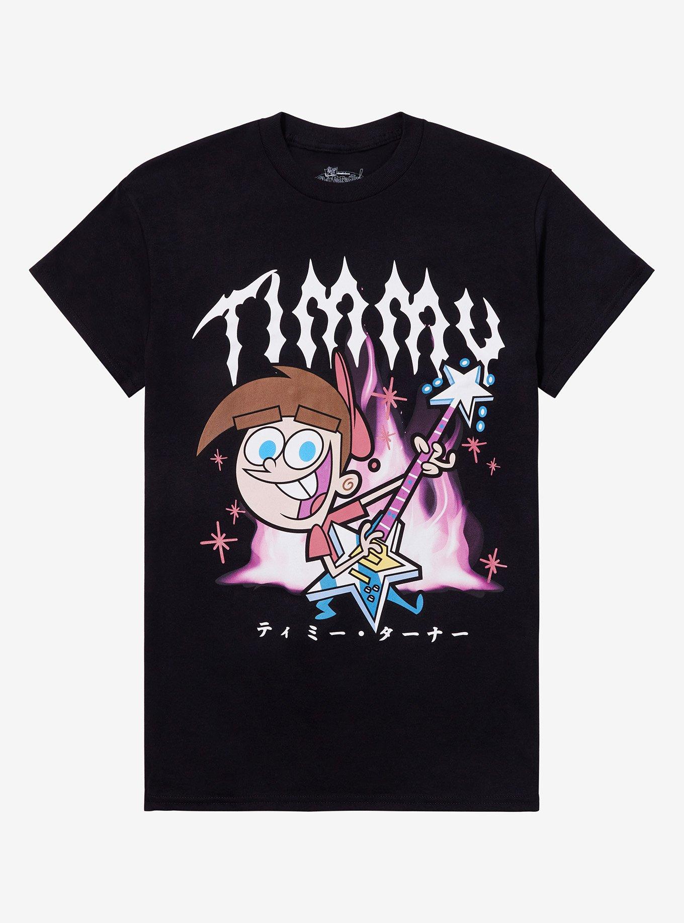 The Fairly OddParents Timmy Guitar Boyfriend Fit Girls T-Shirt, , hi-res