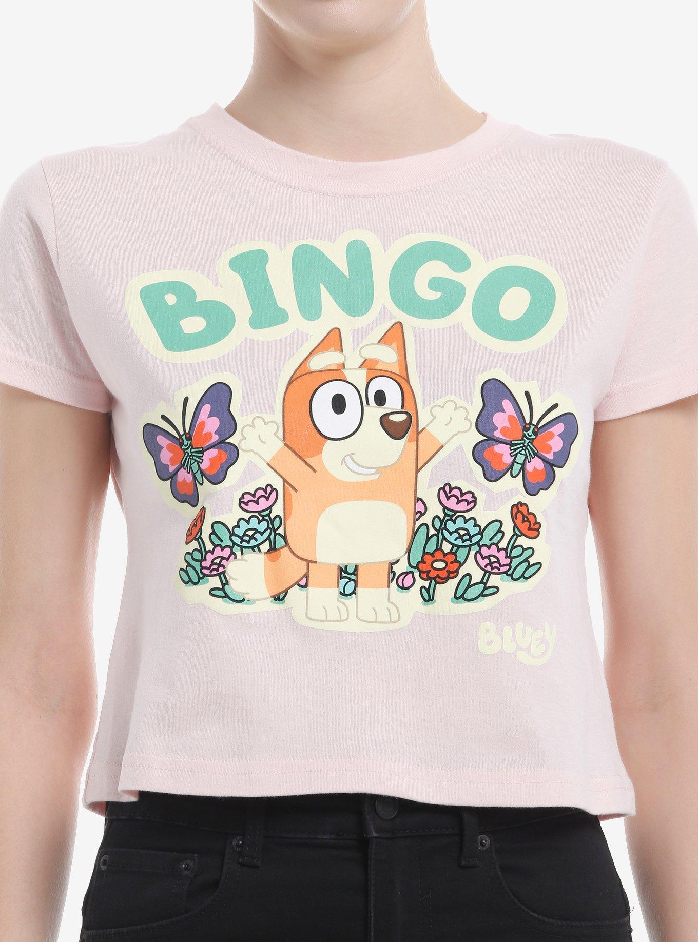 Bluey Bingo Flowers Girls Baby T-Shirt, , hi-res