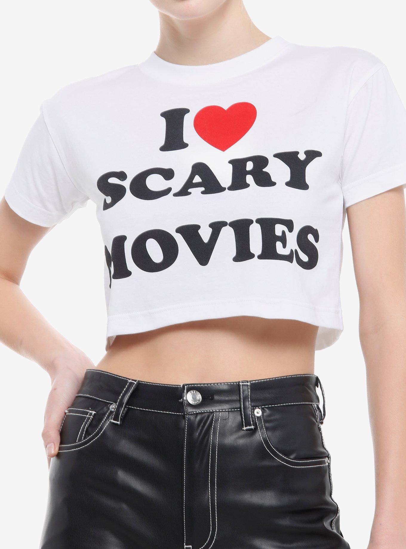 I Heart Scary Movies Girls Baby T-Shirt, , hi-res