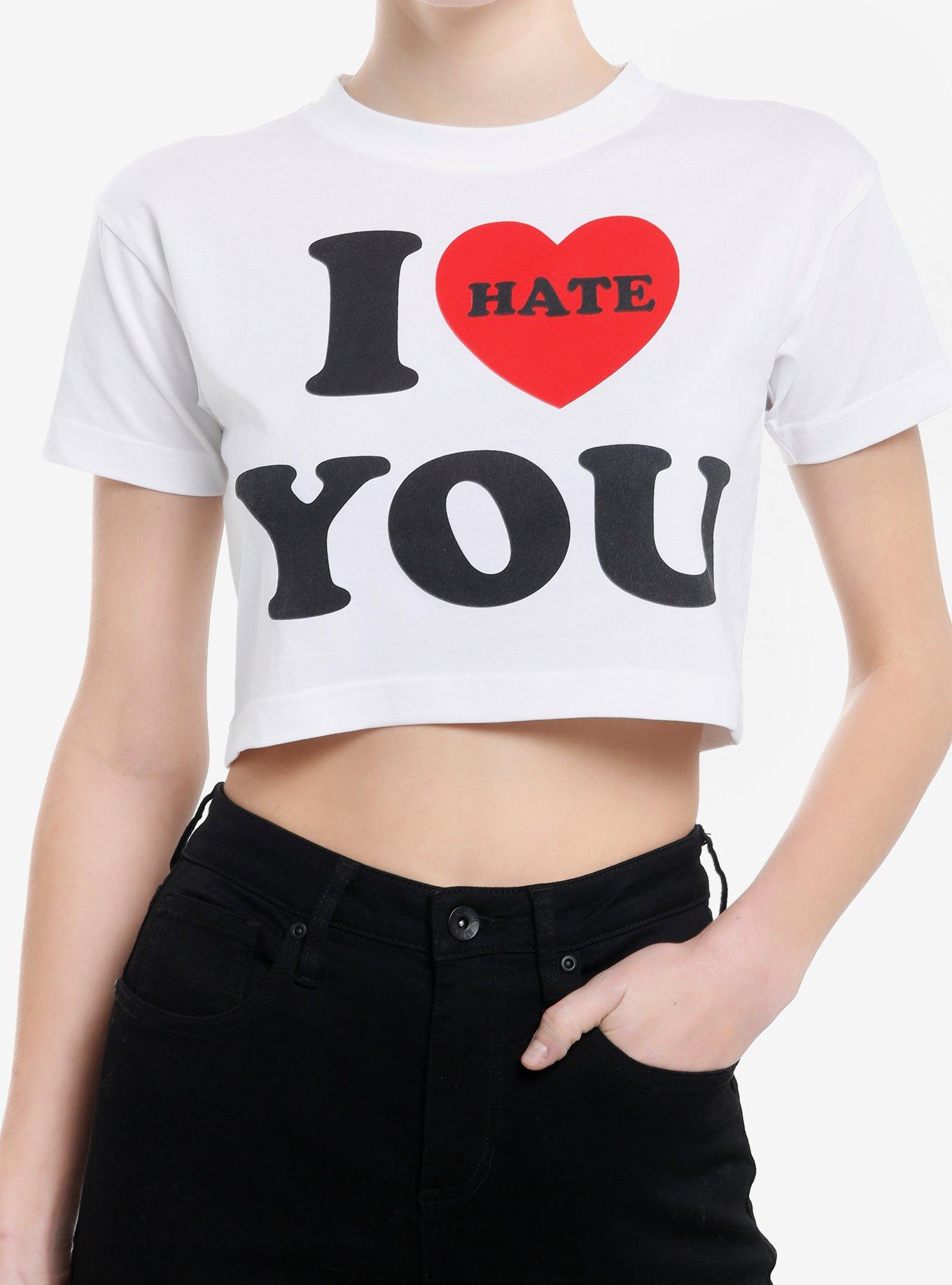 I Heart Hate You Girls Baby T-Shirt, , hi-res