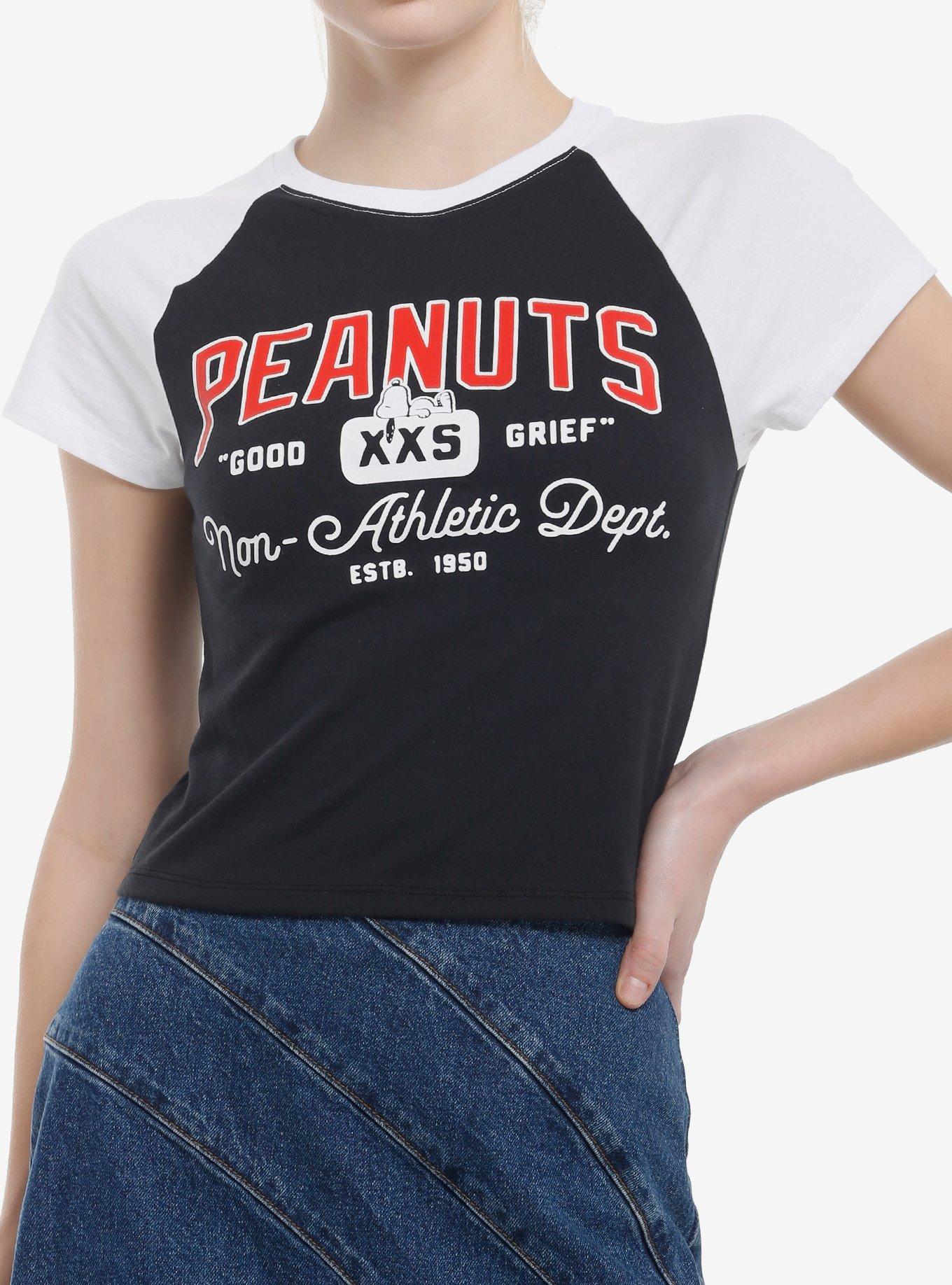 Peanuts Good Grief Snoopy Girls Raglan Baby T-Shirt, , hi-res