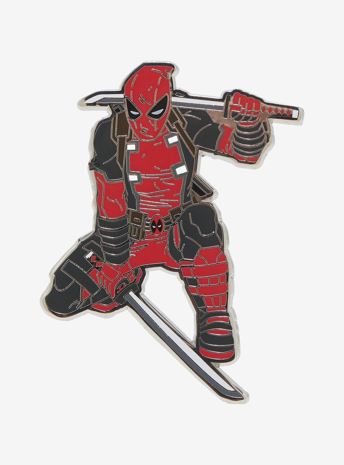 Marvel Deadpool Katana Pose Enamel Pin, , hi-res