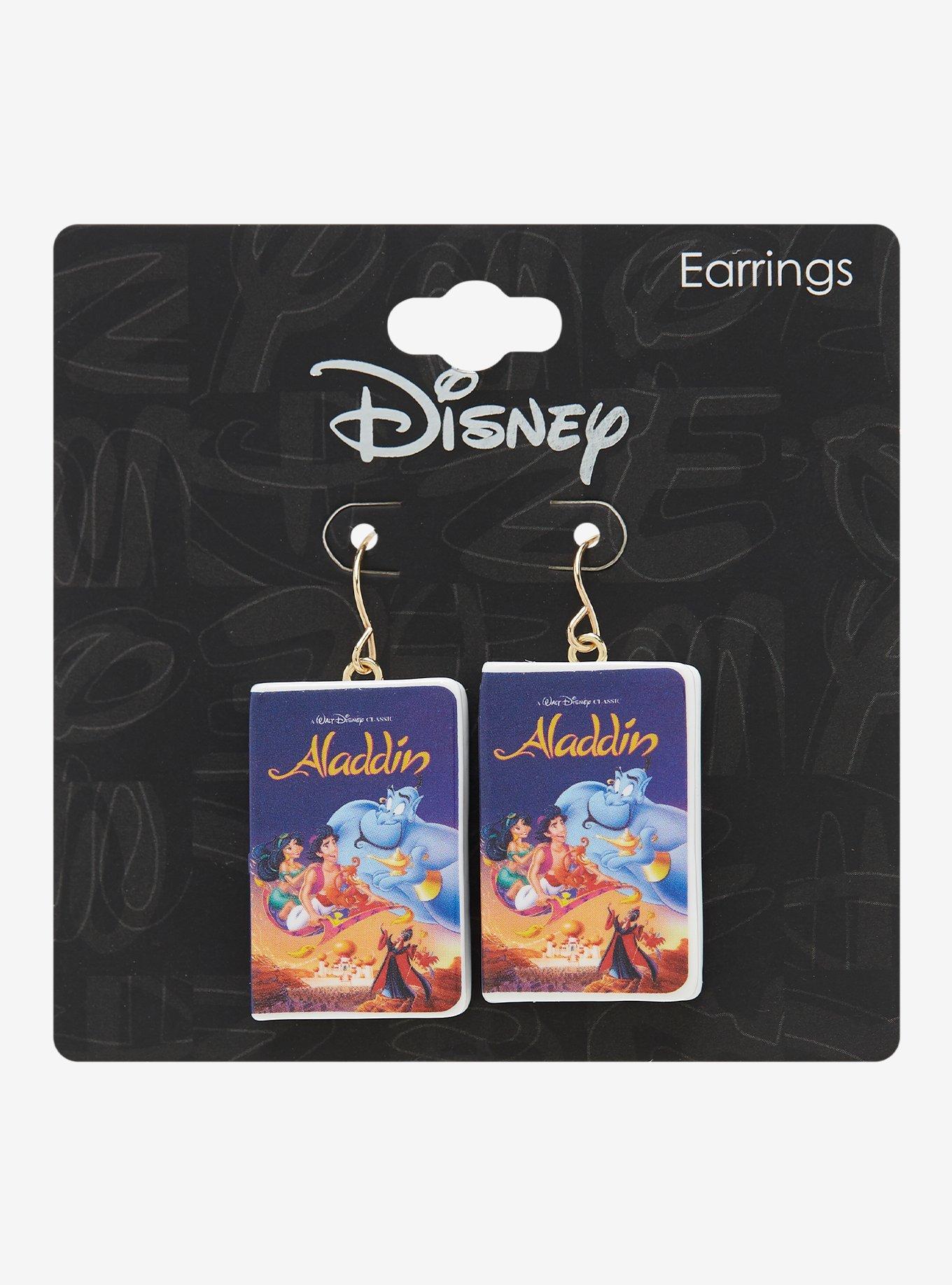 Disney Aladdin VHS Drop Earrings, , hi-res