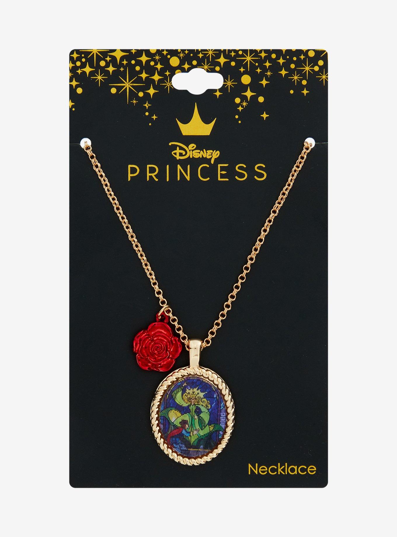 Disney Beauty And The Beast Curse Scene Lenticular Necklace, , hi-res