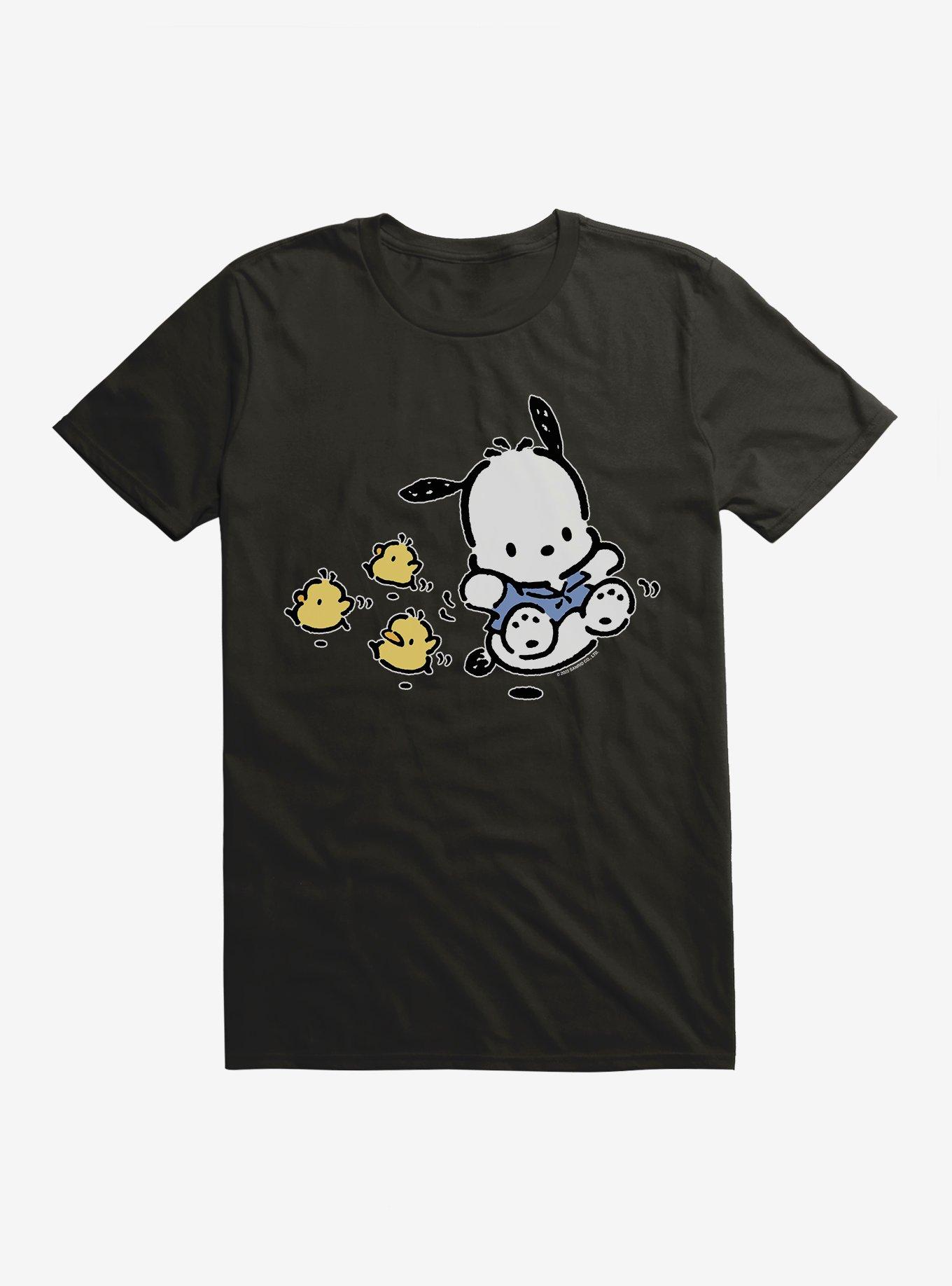 Pochacco Outdoor Games T-Shirt, BLACK, hi-res