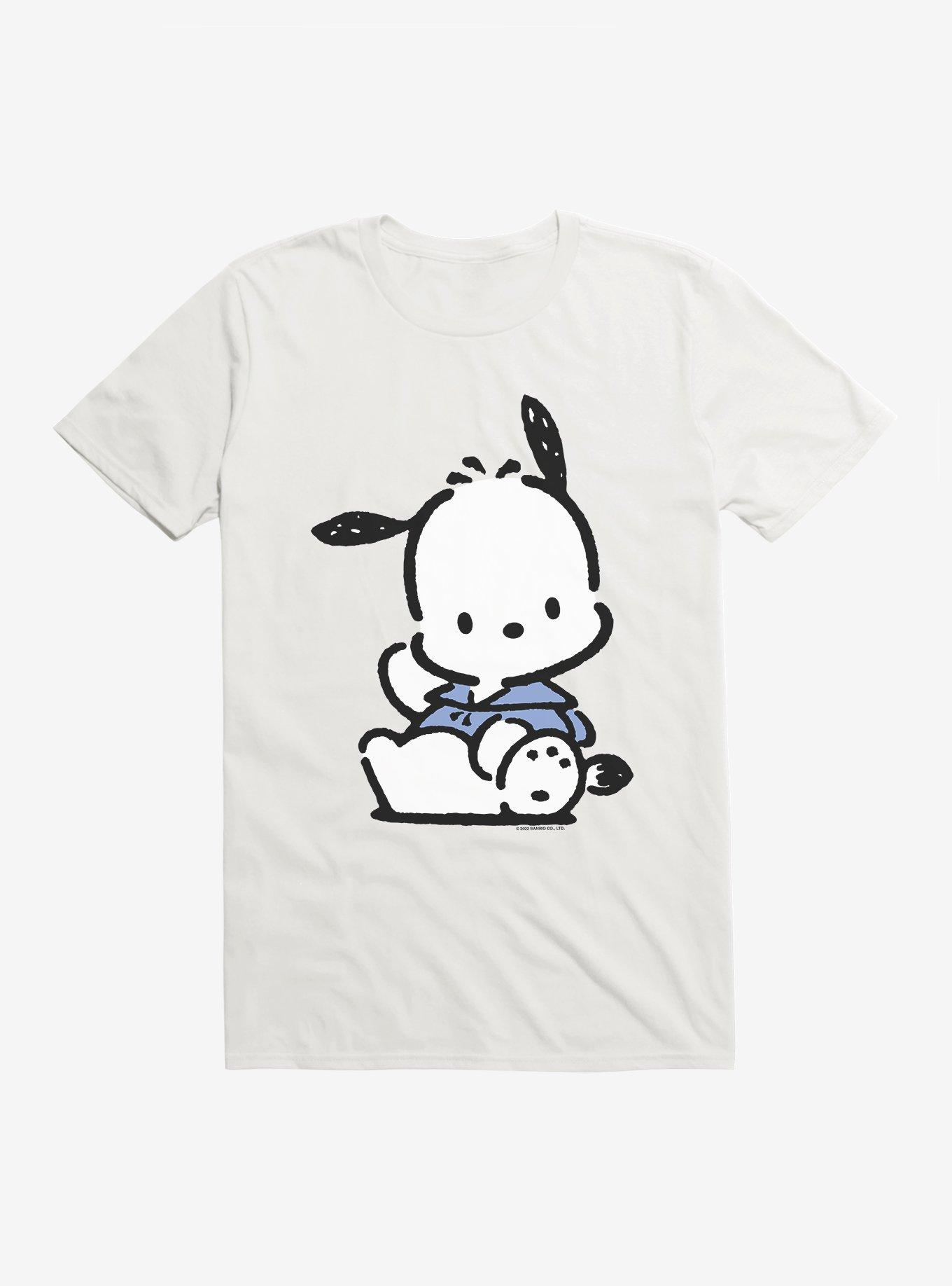 Pochacco Waving T-Shirt - WHITE | BoxLunch