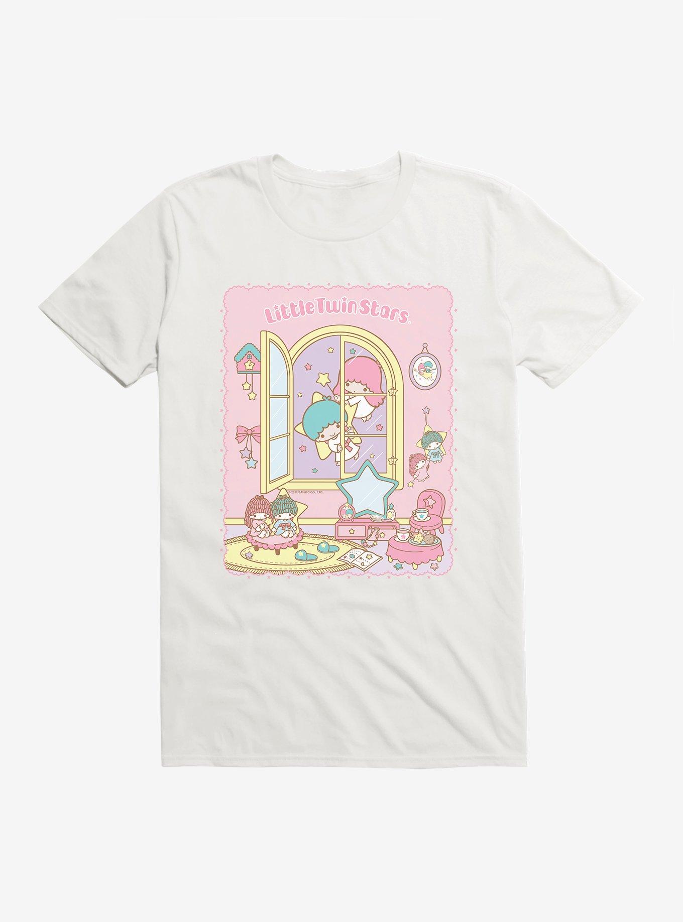 Little Twin Stars Window Dreams T-Shirt, WHITE, hi-res