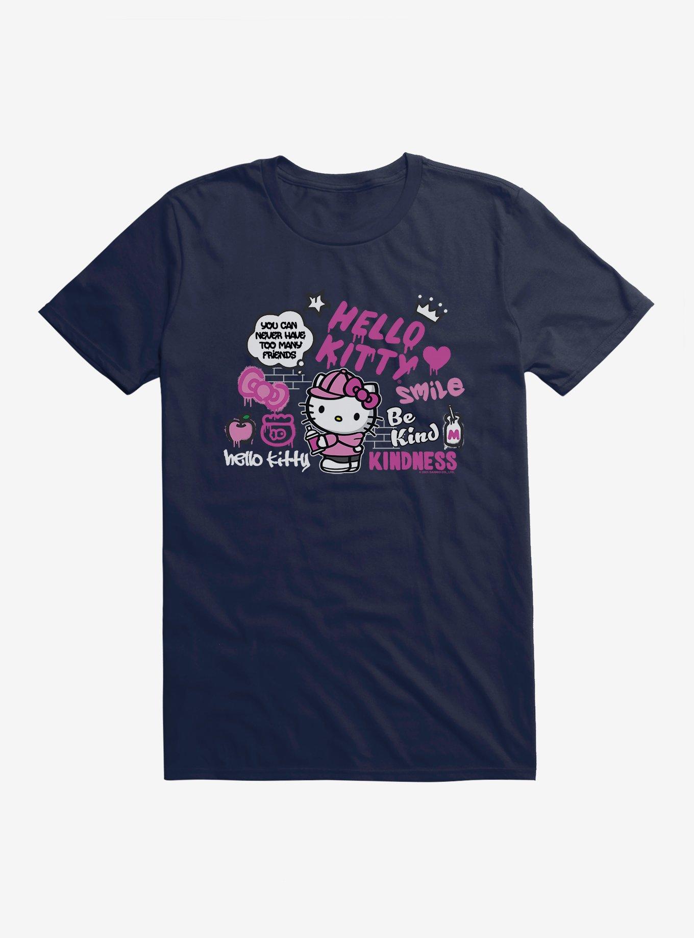 Hello Kitty Kindness T-Shirt, NAVY, hi-res