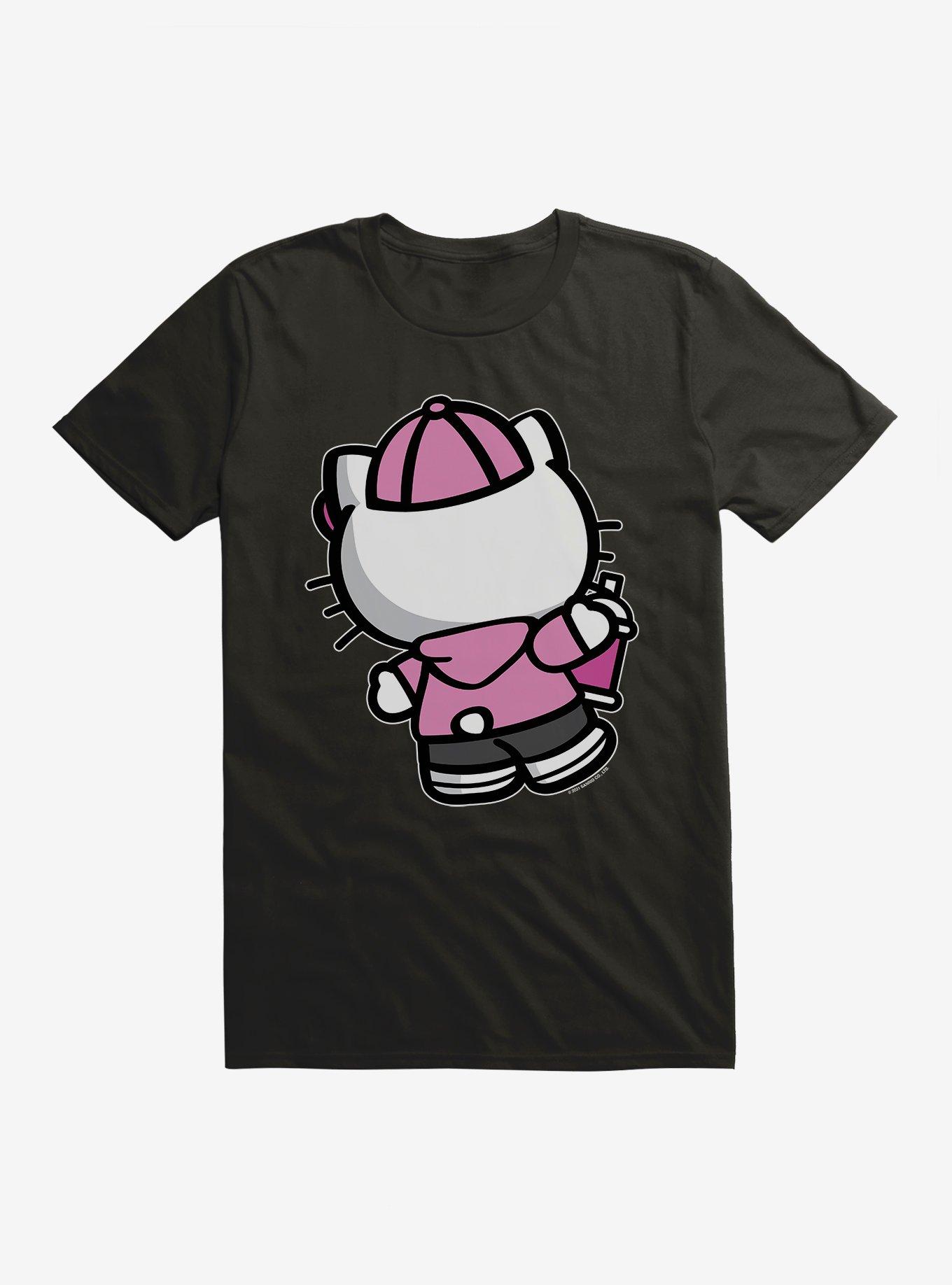 Hello Kitty Spray Can T-Shirt, BLACK, hi-res