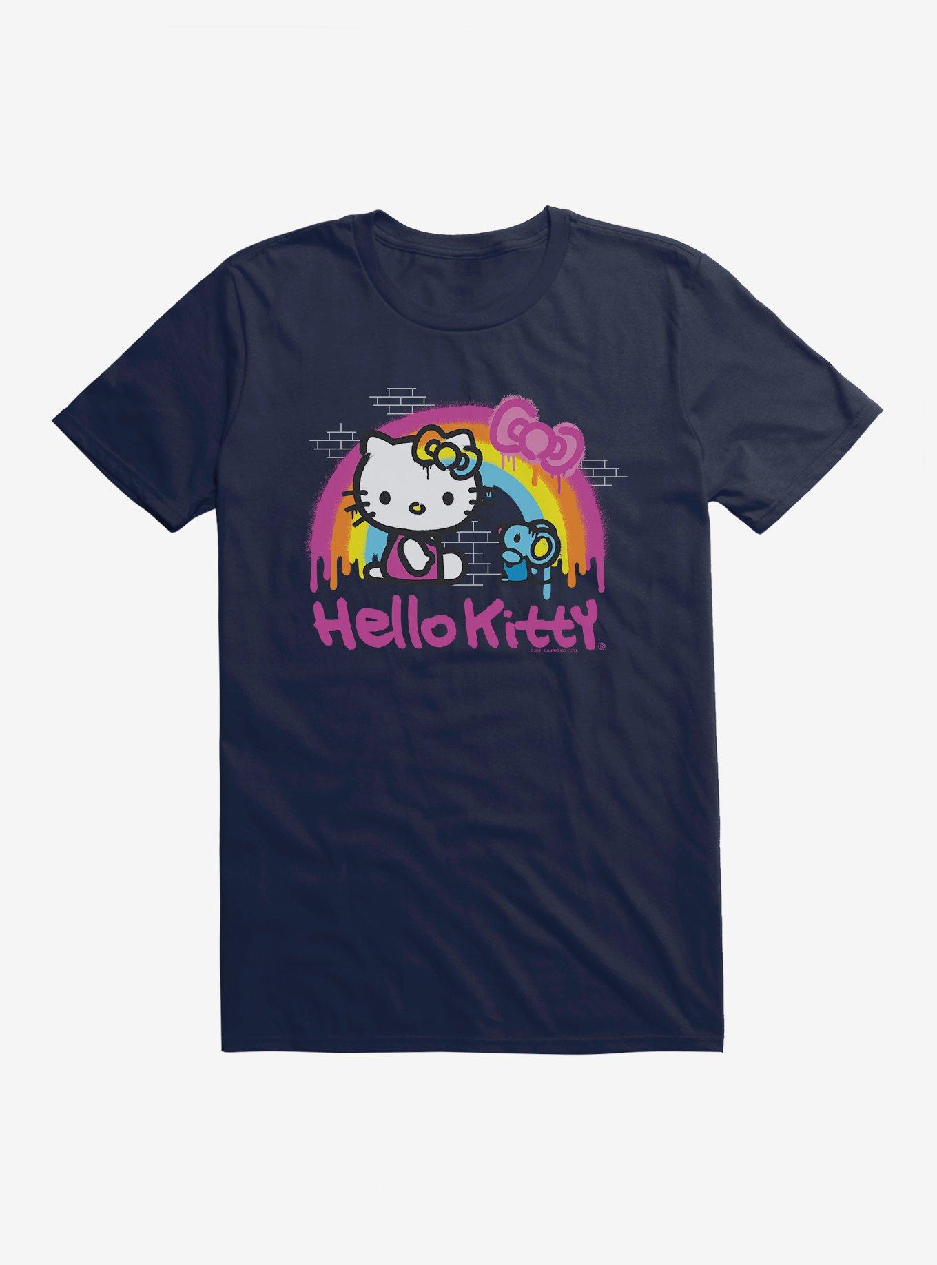 Hello Kitty Rainbow Graffiti T-Shirt, , hi-res