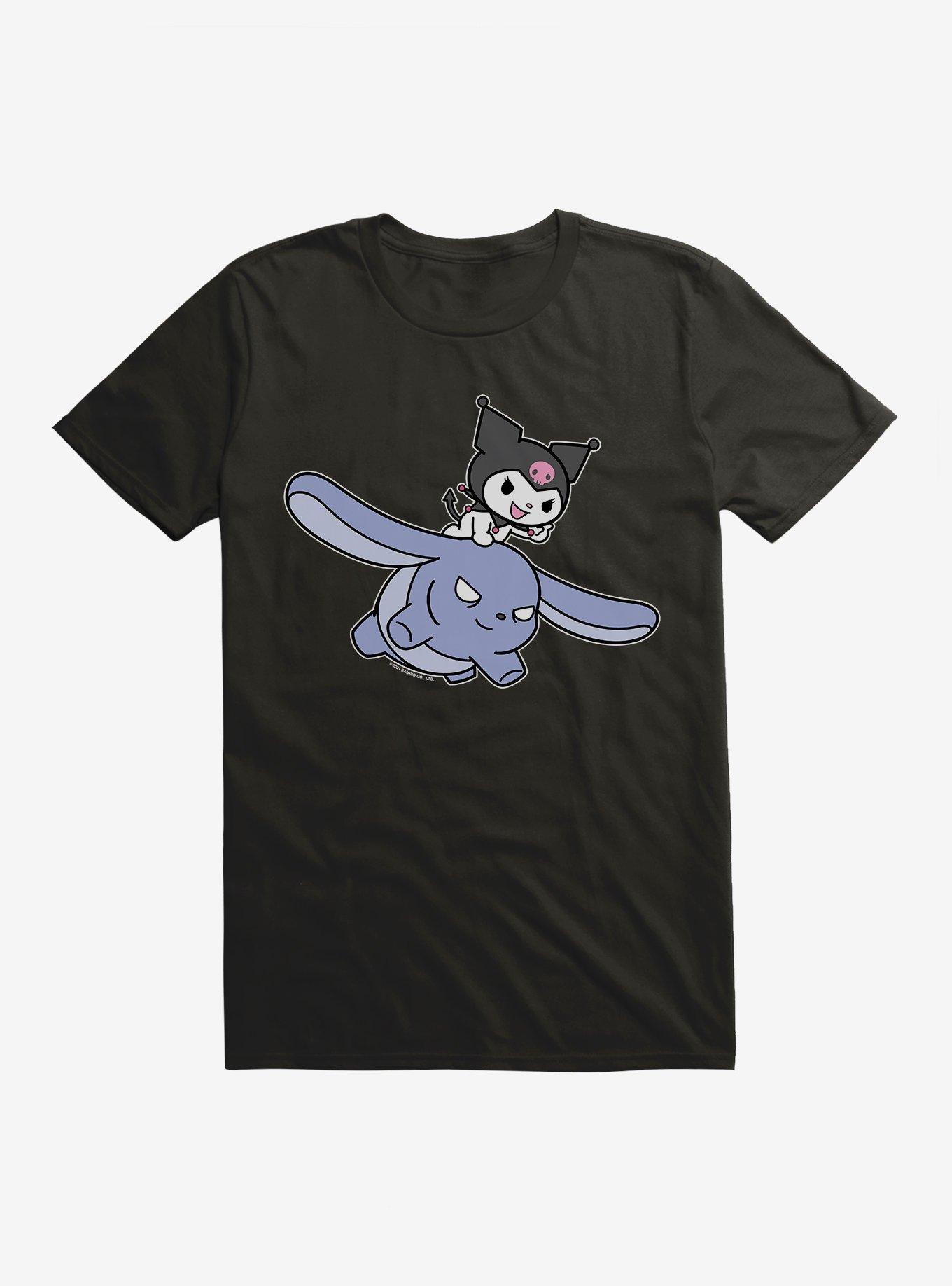 Kuromi Flying Baku T-Shirt, , hi-res