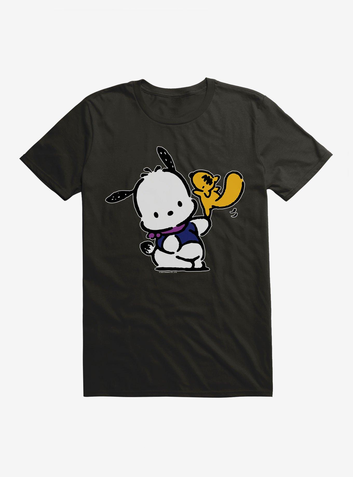 ★WAIKEI★ Pochaco with star short sleeve t-shirt black YKBE Waikei x POCHACCO] 25SS Pochaccco With Star Half Sleeve T