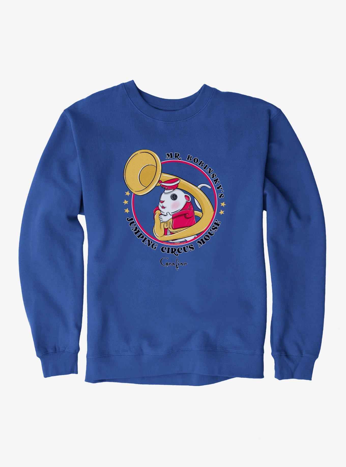 Coraline Jumping Circus Mouse Sweatshirt, , hi-res