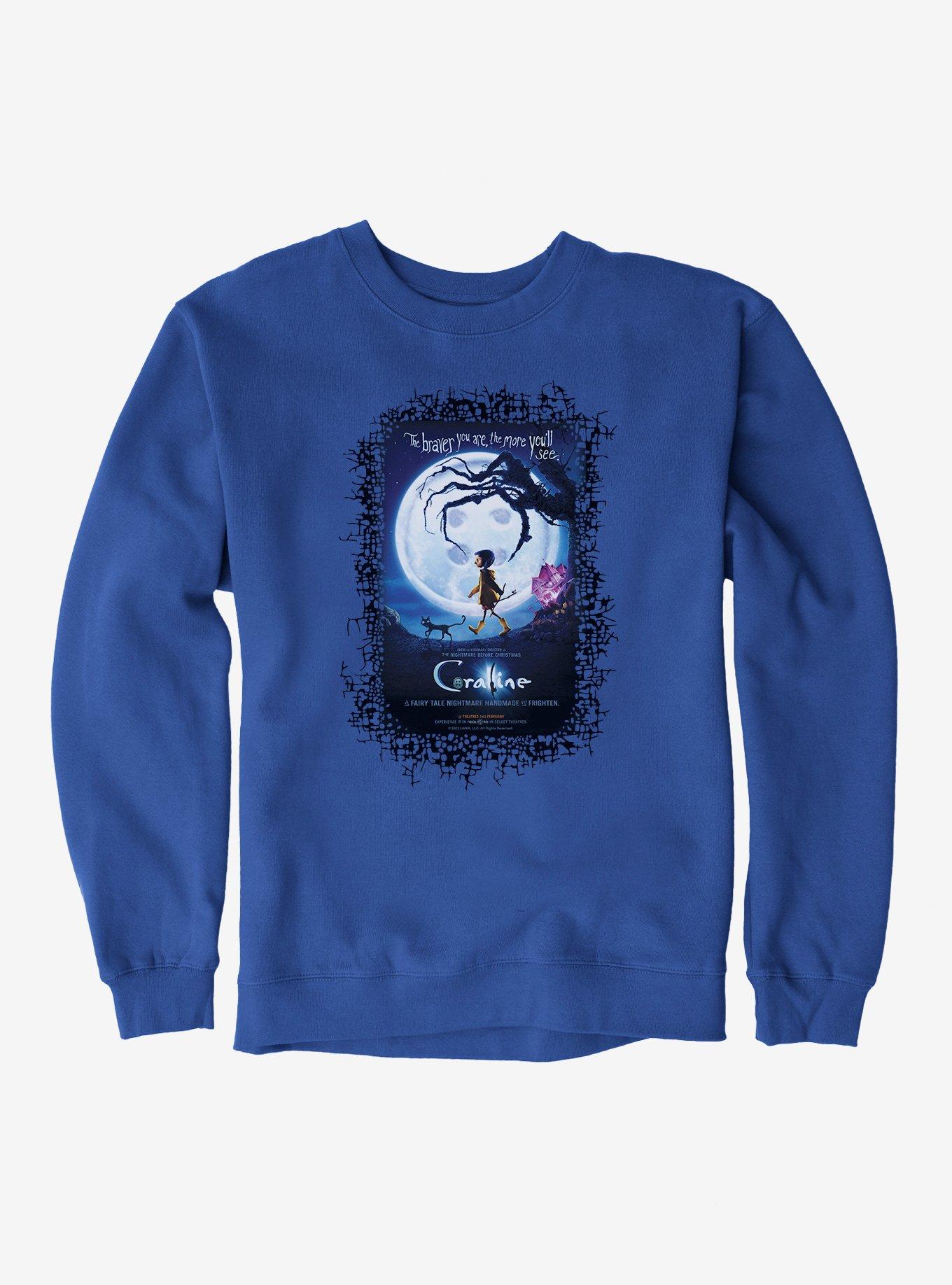 Coraline Moon Silhouette Poster Sweatshirt