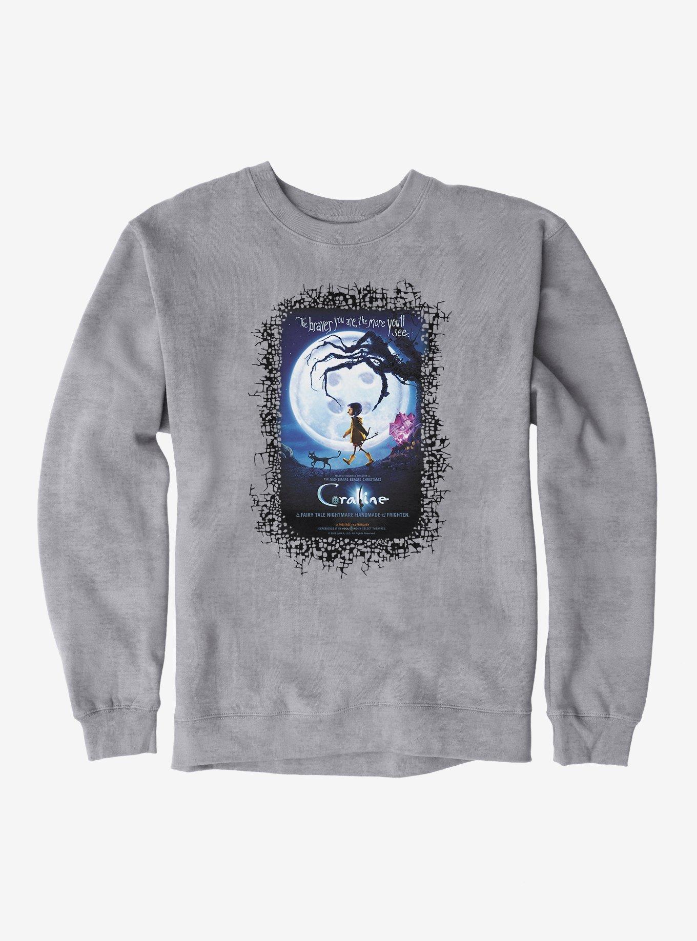 Coraline Moon Silhouette Poster Sweatshirt