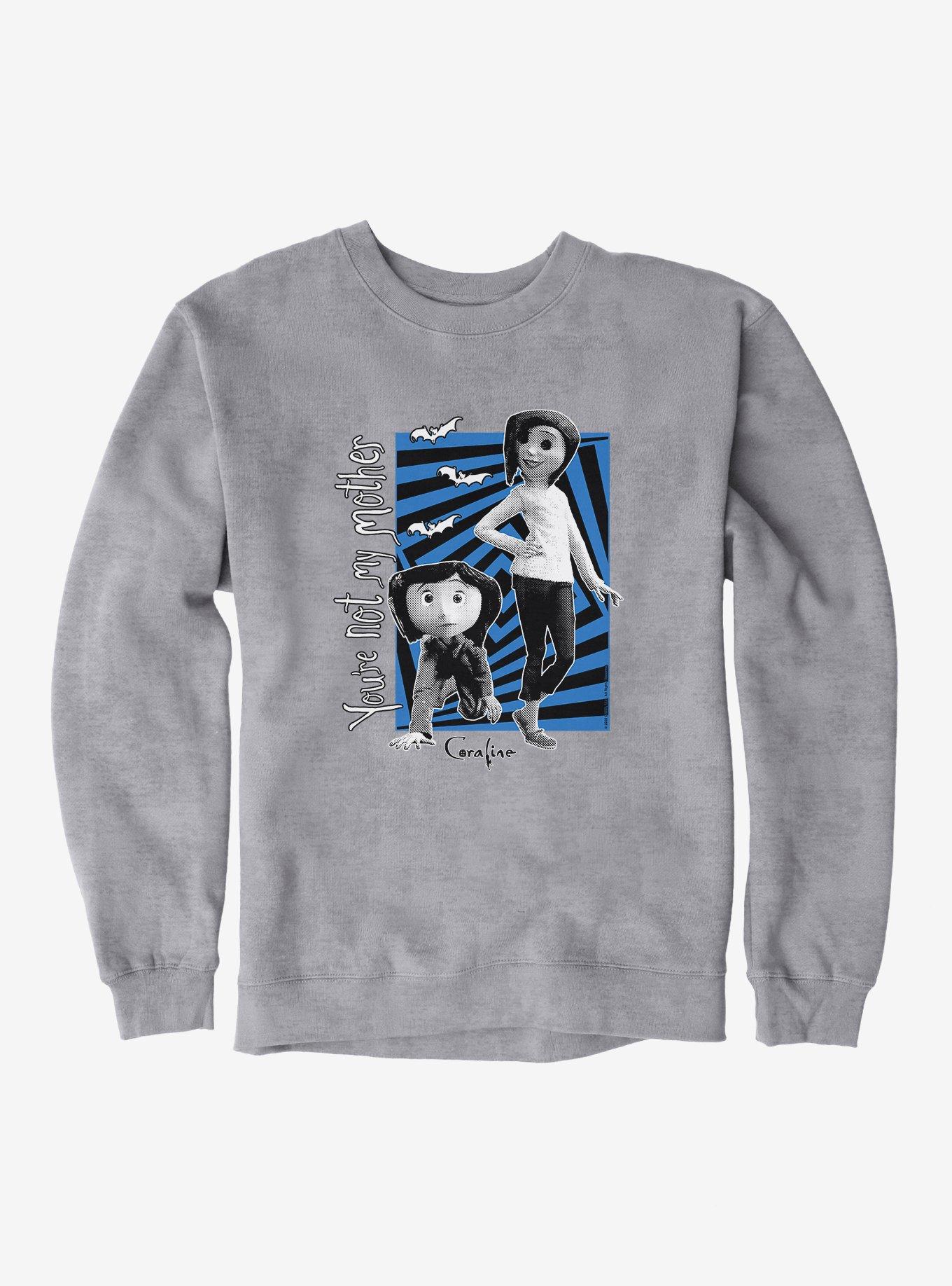 Coraline Not Mother Sweatshirt, SPORT GRAY, hi-res