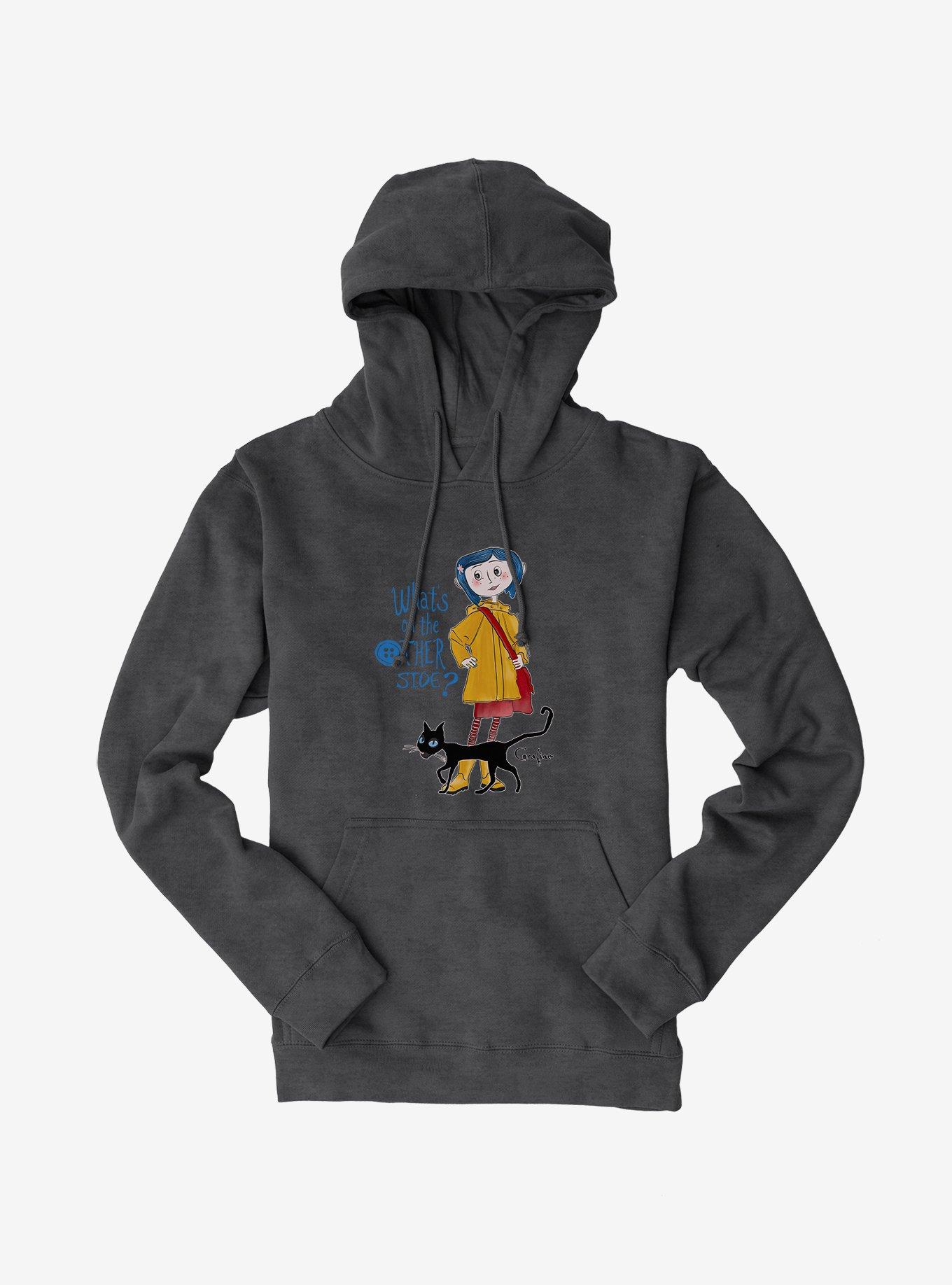 Coraline hoodie hot topic hotsell