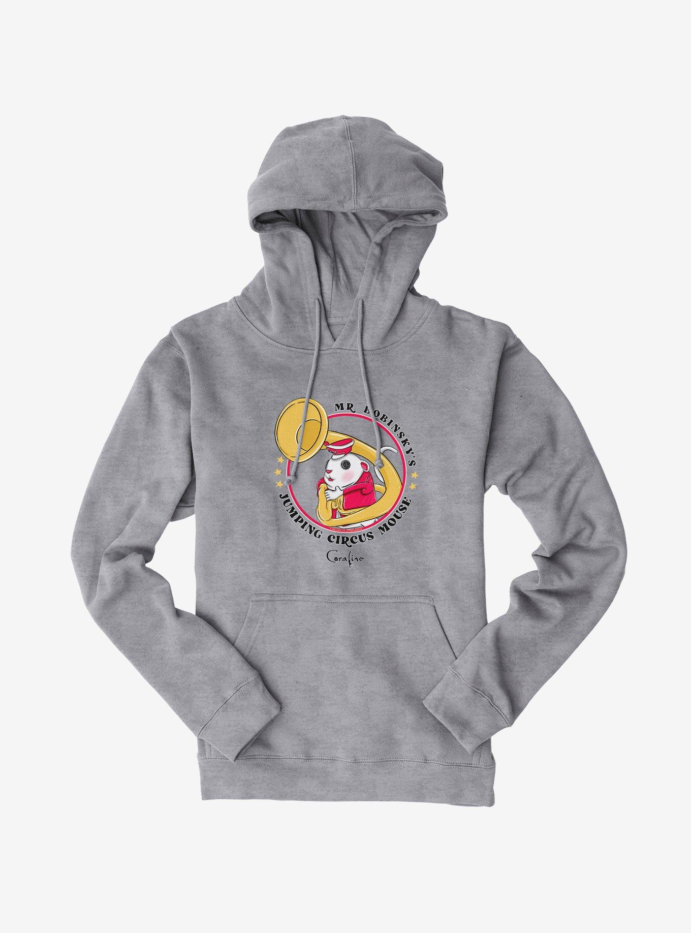 Coraline Jumping Circus Mouse Hoodie, , hi-res