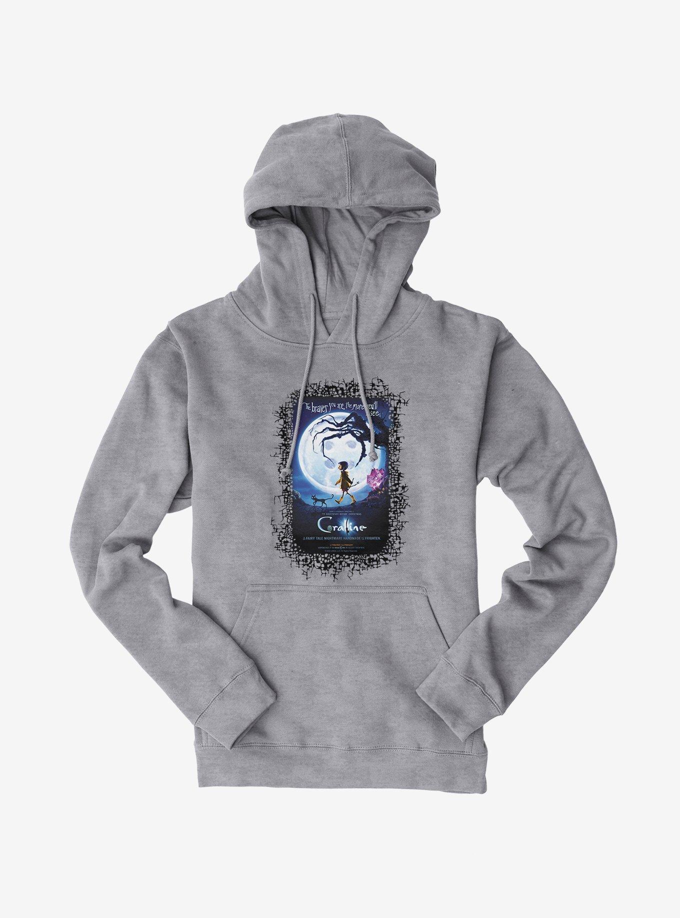 Coraline Moon Silhouette Poster Hoodie, SPORT GRAY, hi-res