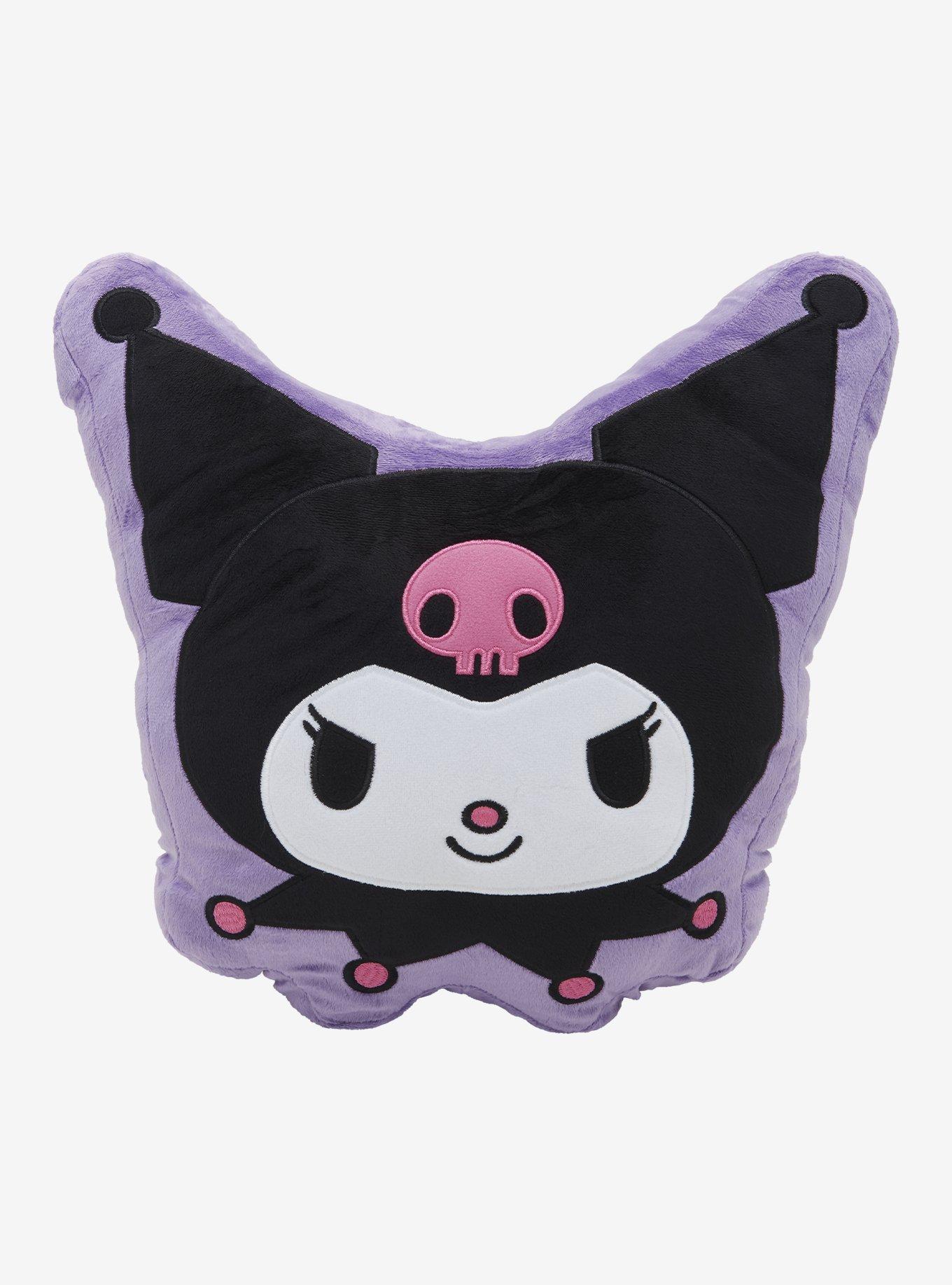 Kuromi Face Figural Pillow, , hi-res