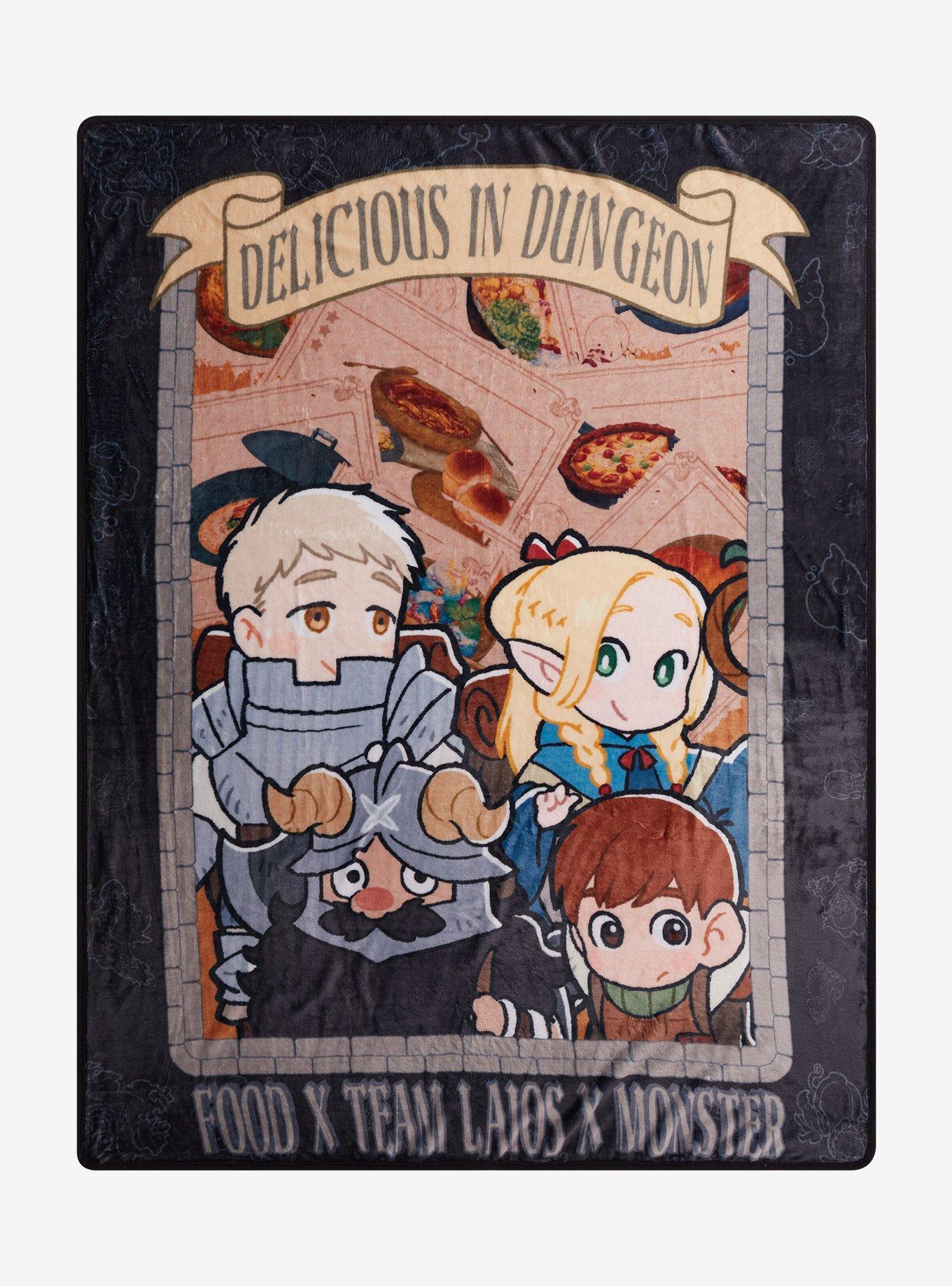 Delicious In Dungeon Chibi Throw Blanket, , hi-res