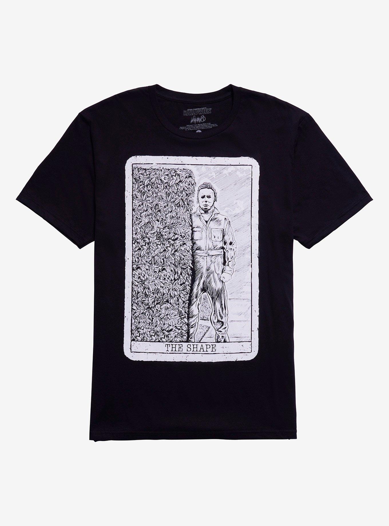 Halloween Michael Myers Tarot T-Shirt By Vertebrae33, , hi-res