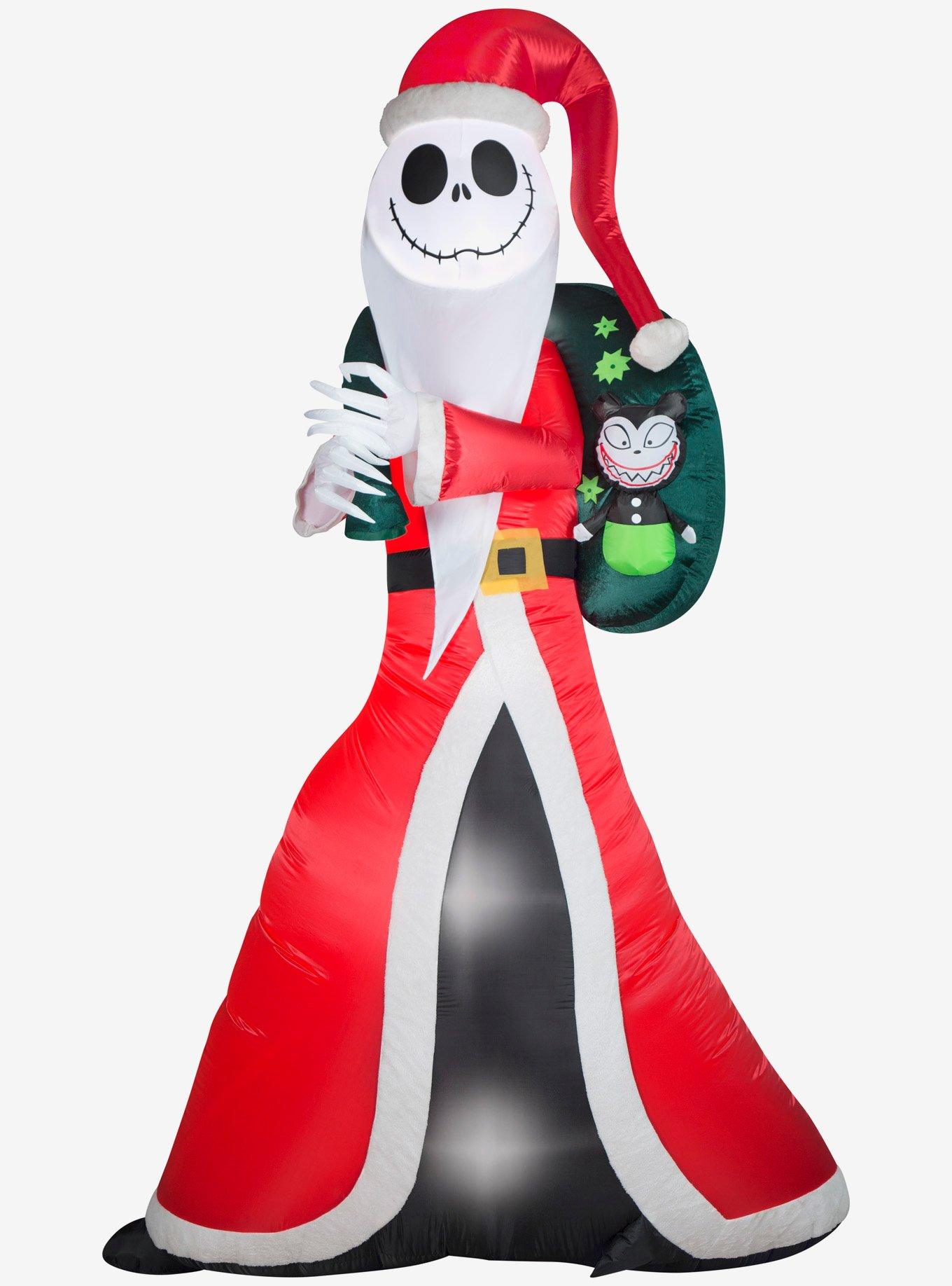 Disney Nightmare Before Christmas Jack as Sandy Claws Giant Airblown