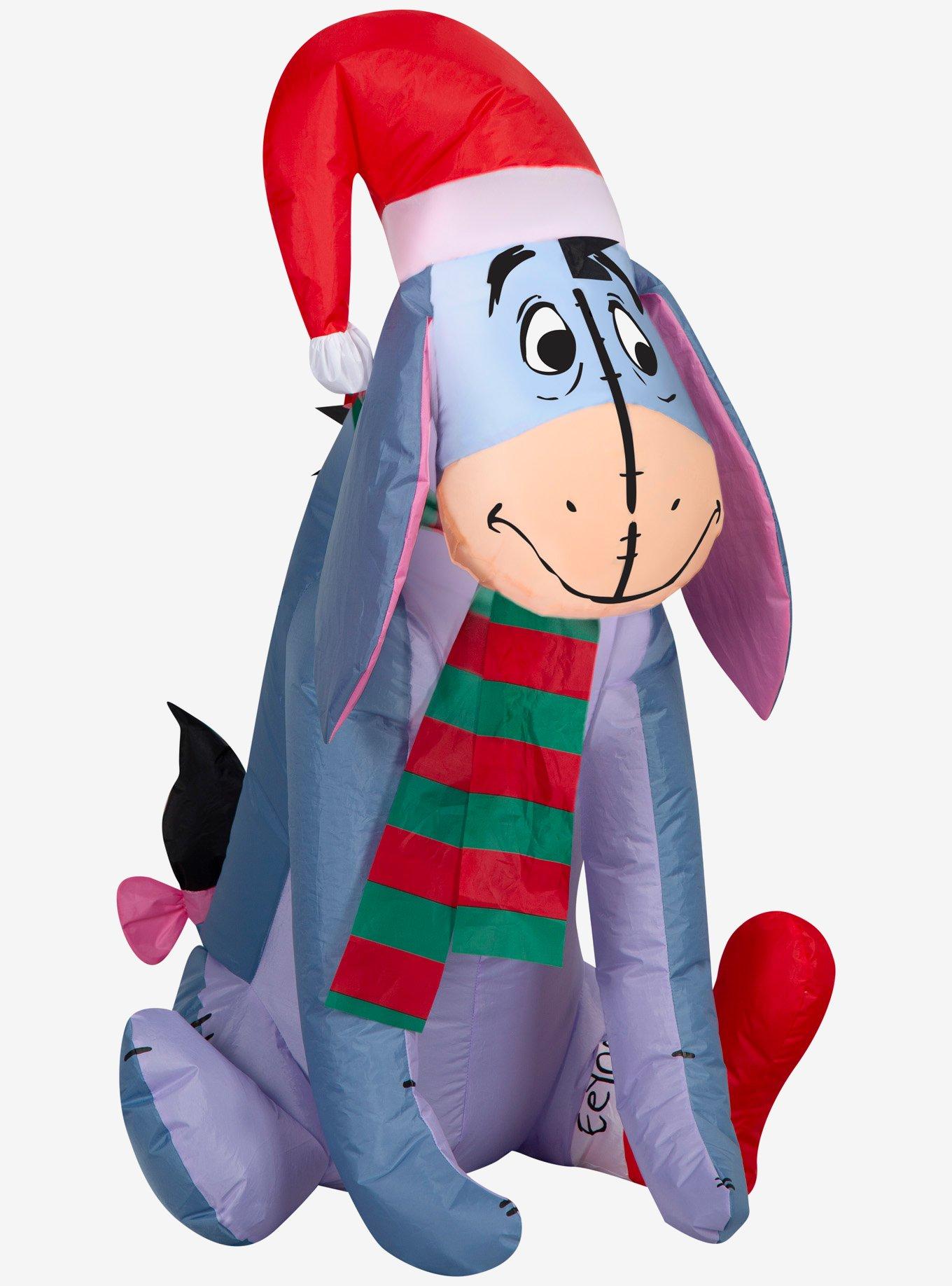 Disney Eeyore in Santa Hat Airblown, , hi-res