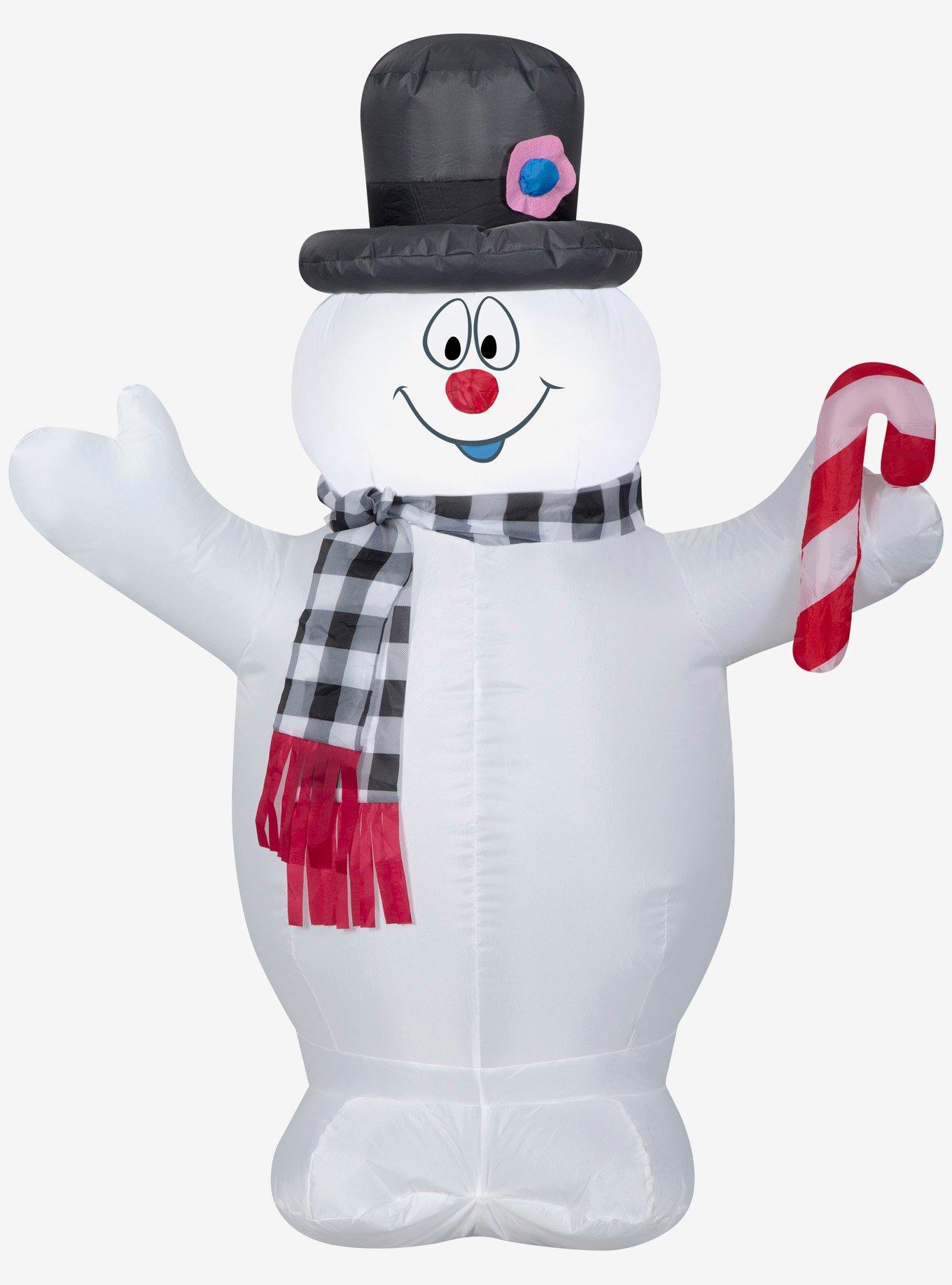 Frosty the Snowman with Candy Cane Airblown, , hi-res