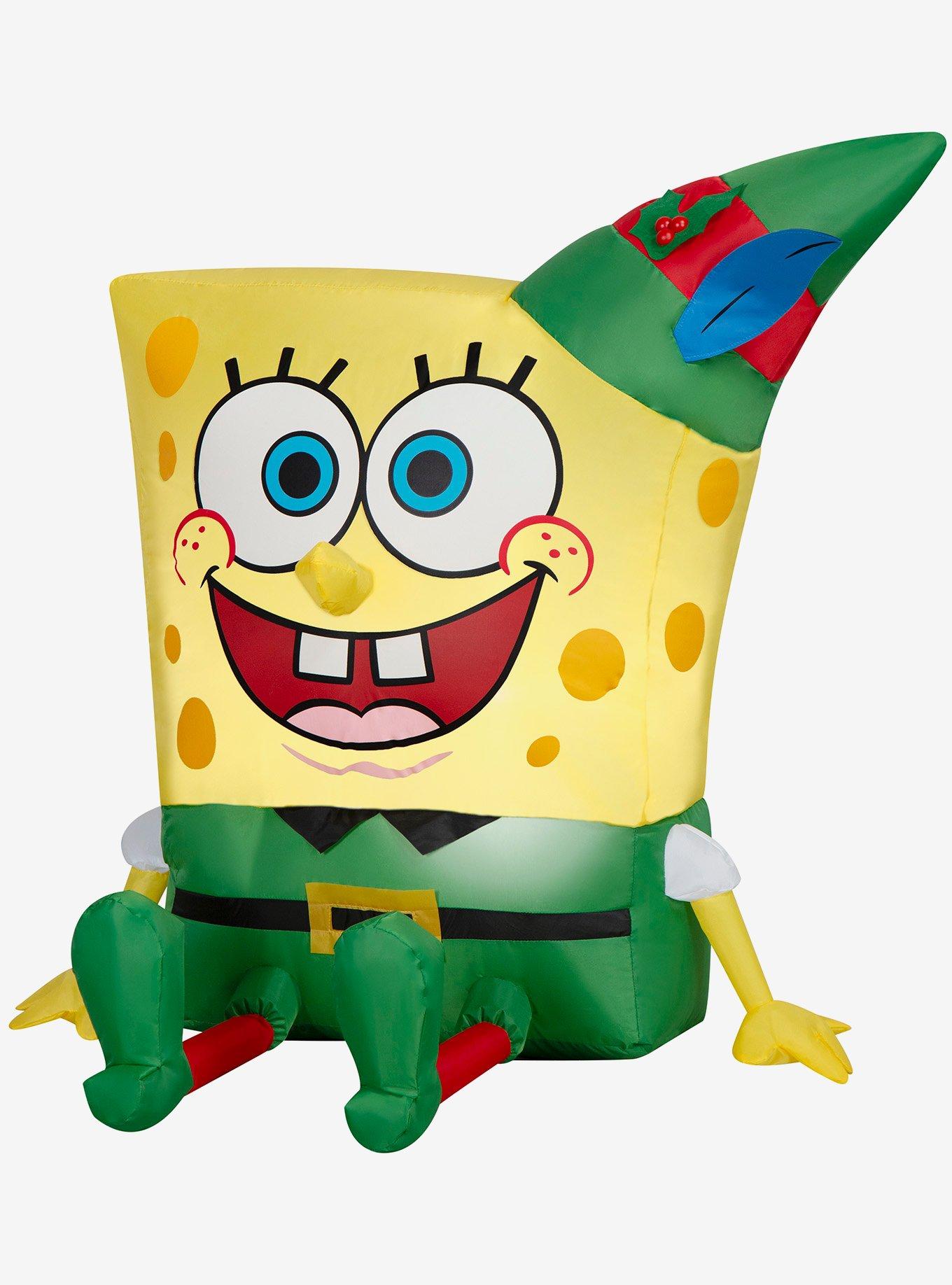 SpongeBob SquarePants in Elf Outfit Airblown, , hi-res