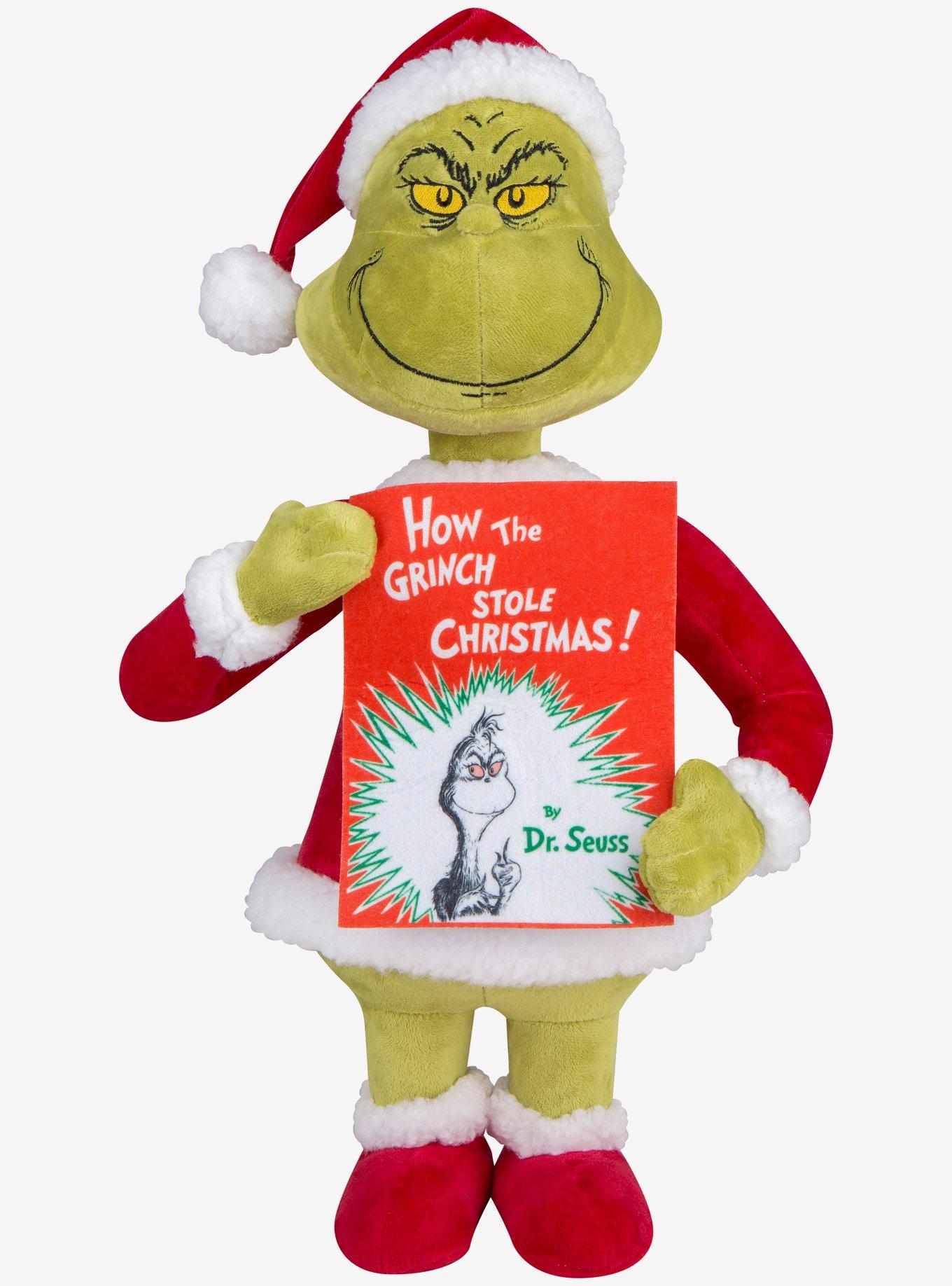 The Grinch with Book Holiday Greeter, , hi-res