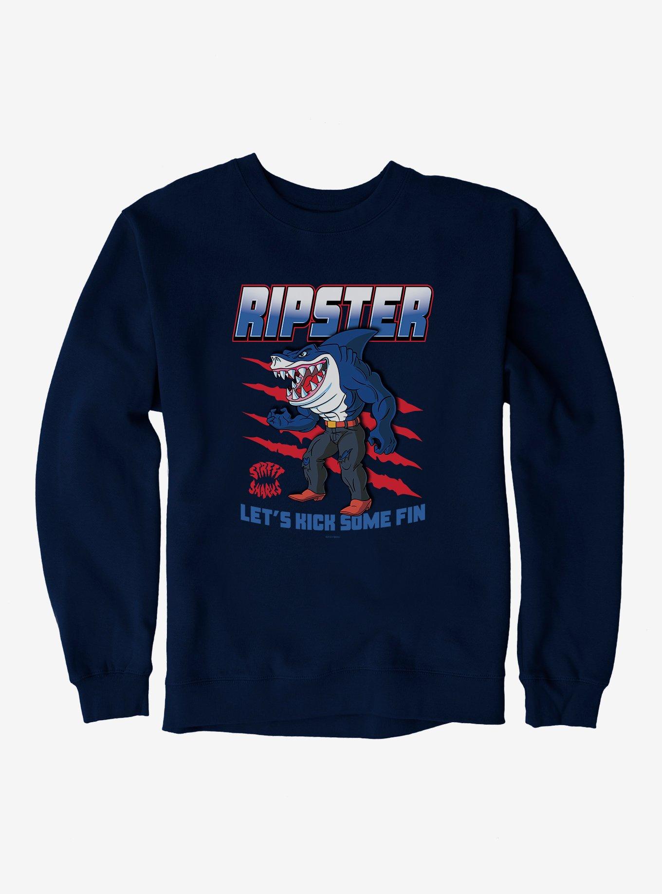 Street Sharks Ripster Let's Kick Some Fin Sweatshirt, , hi-res