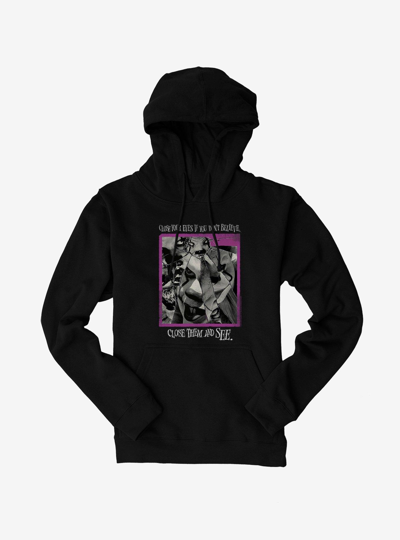 IT Pennywise Close Your Eyes Hoodie