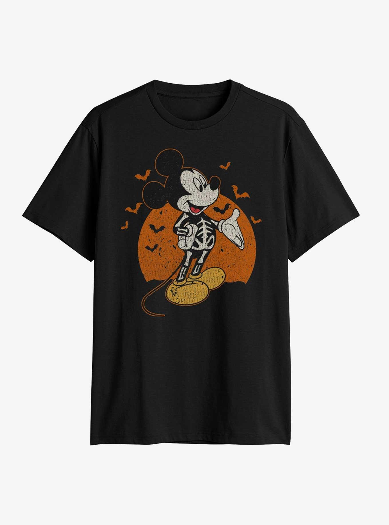 Disney Mickey Mouse Skeleton Moon T-Shirt, , hi-res