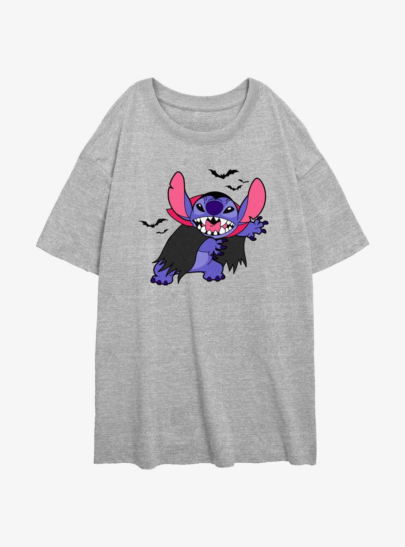 Disney Lilo & Stitch Bat Girls Oversized T-Shirt