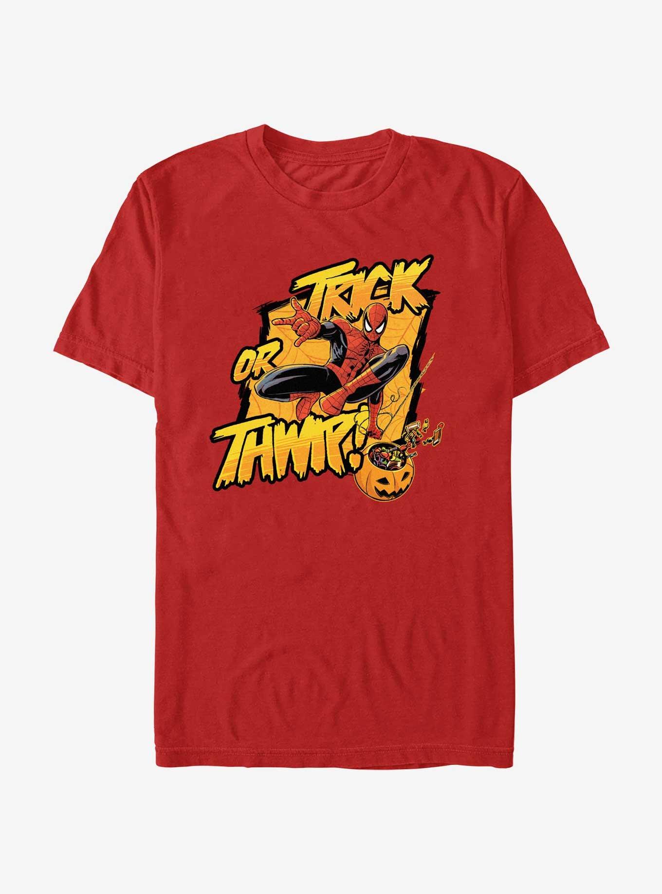 Marvel Spider-Man Trick Or Thwip T-Shirt, RED, hi-res