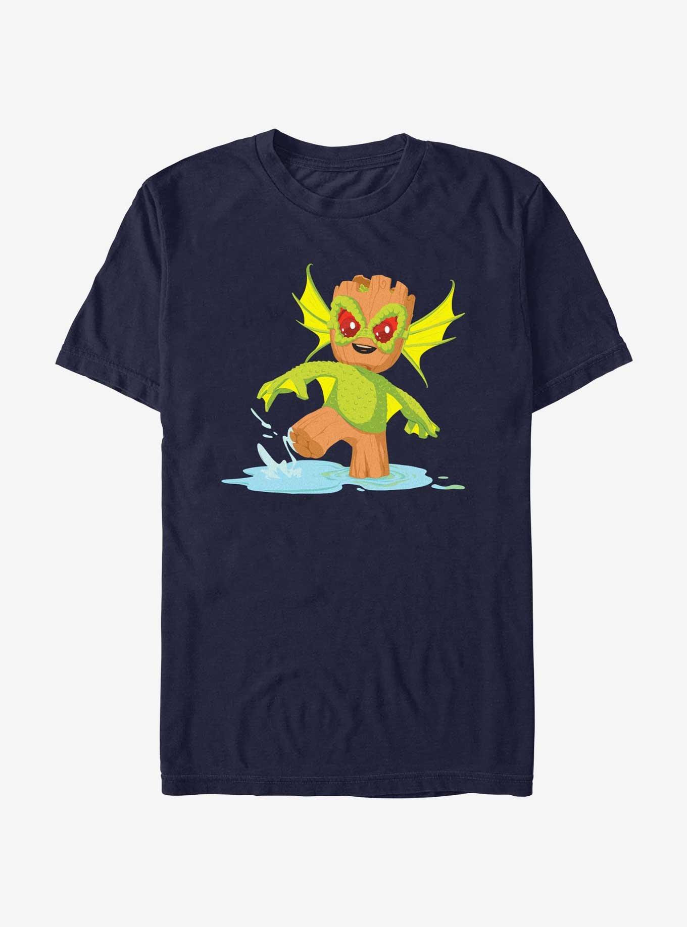I Am Groot Lagoon Monster Groot T-Shirt